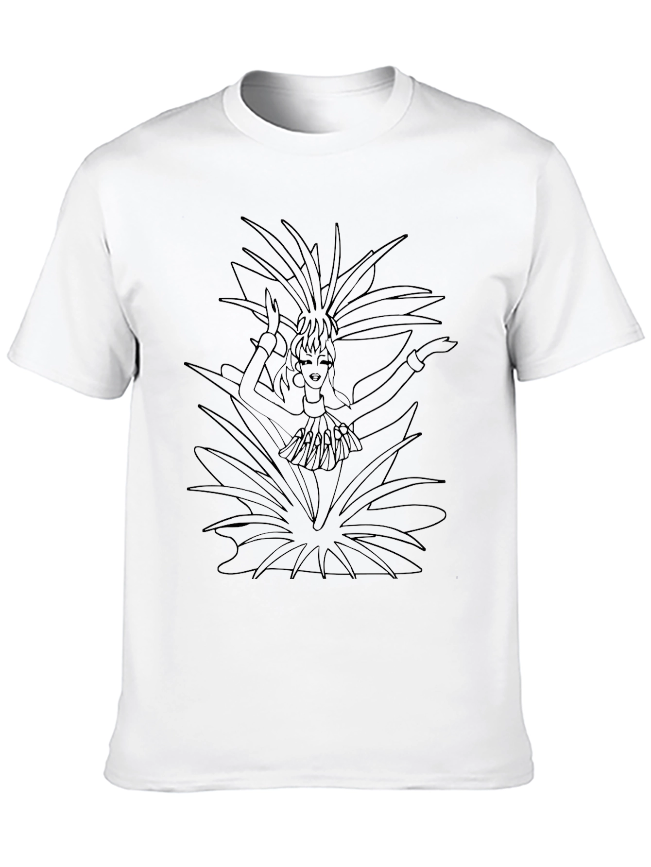 Exotic Dancer Graphic Tee - Black