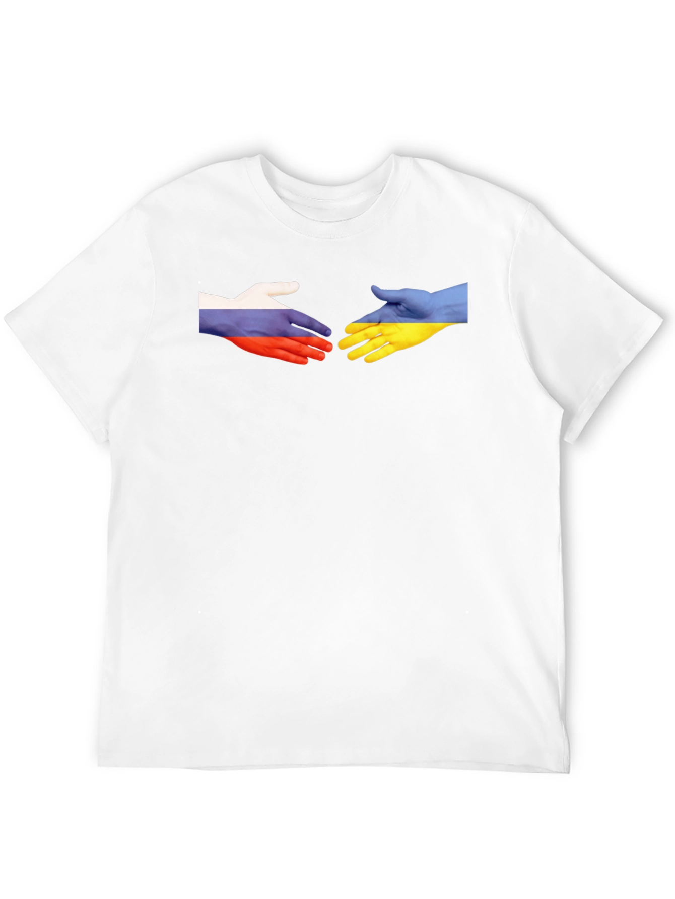 Peace Handshake T-Shirt - Russia Ukraine Support