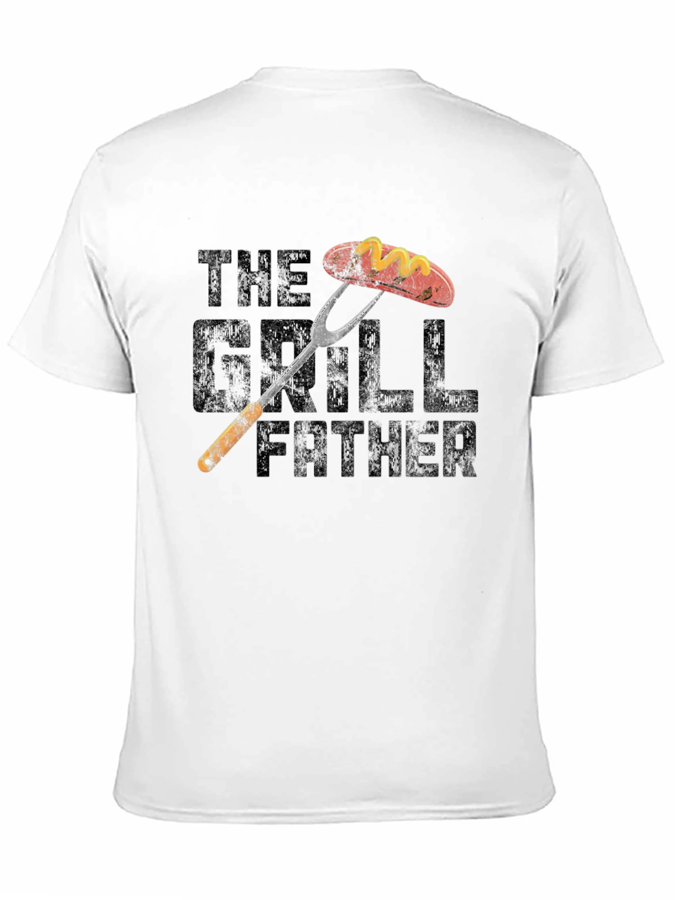 The Grill Father T-Shirt BBQ Dad Funny Gift