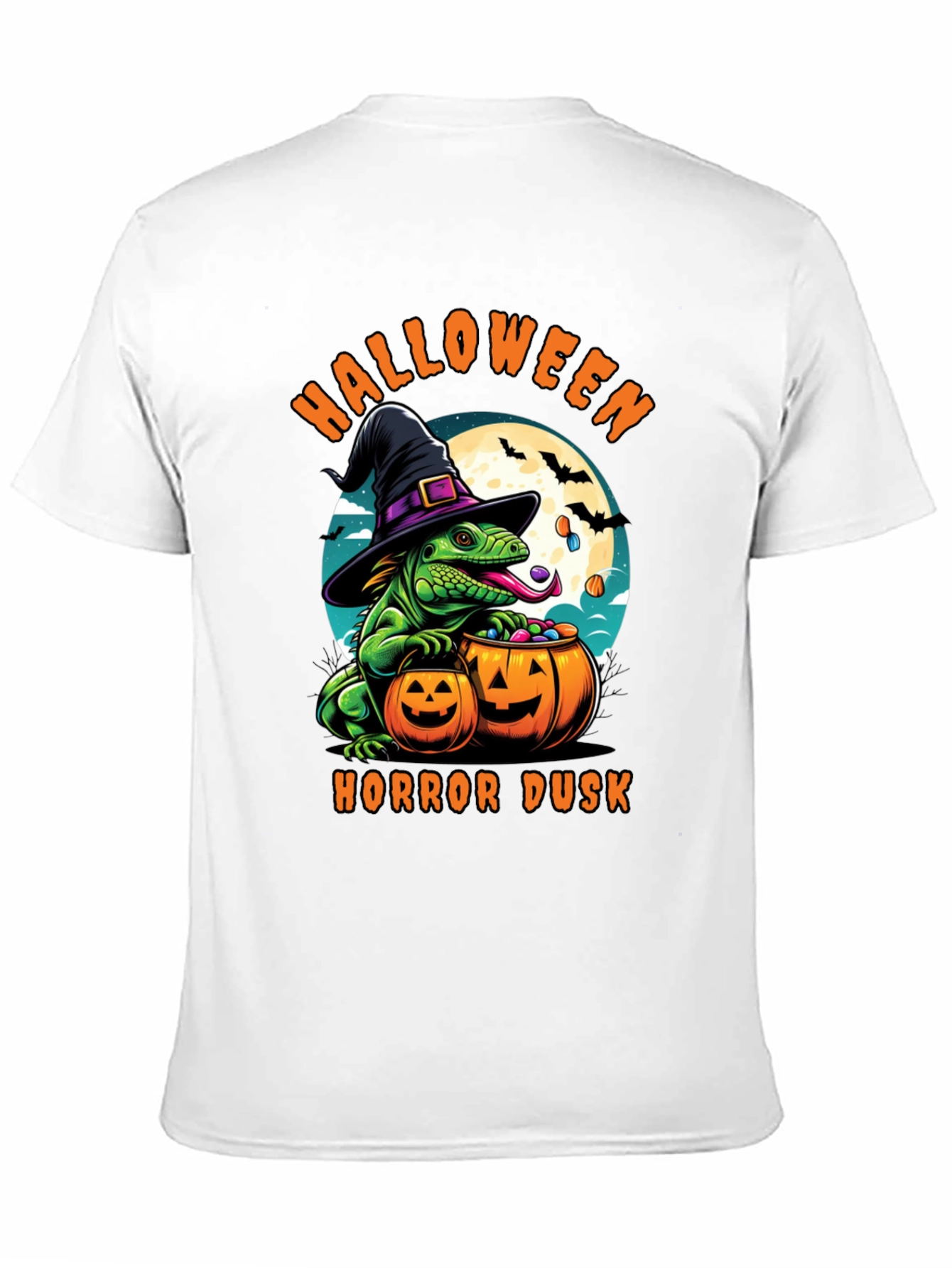 Halloween Horror Dusk Lizard T-Shirt