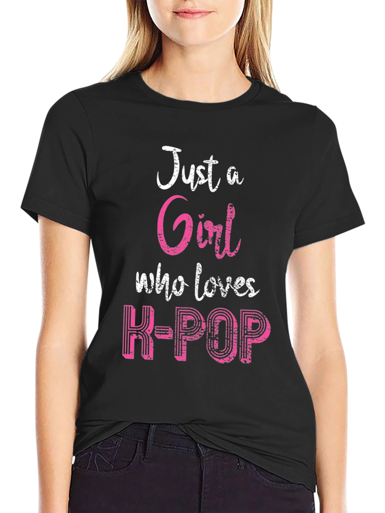 Just a Girl Who Loves K-POP T-Shirt