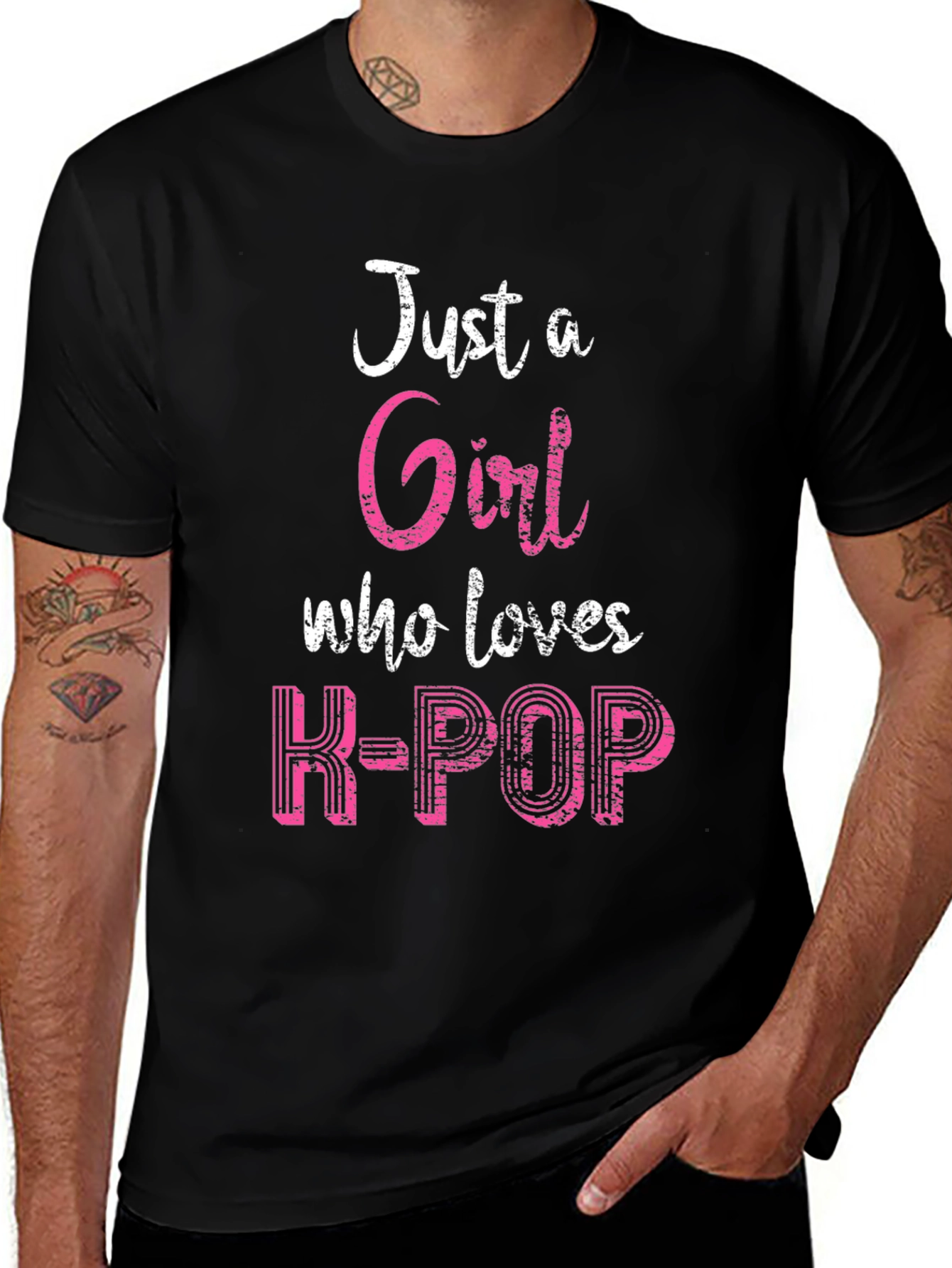 Just a Girl Who Loves K-POP T-Shirt