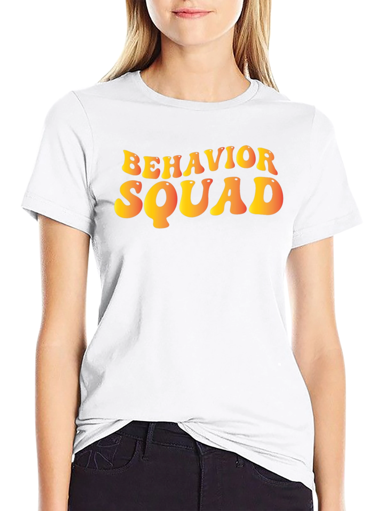 Behavior Squad Graphic Tee - Trendy Retro Style
