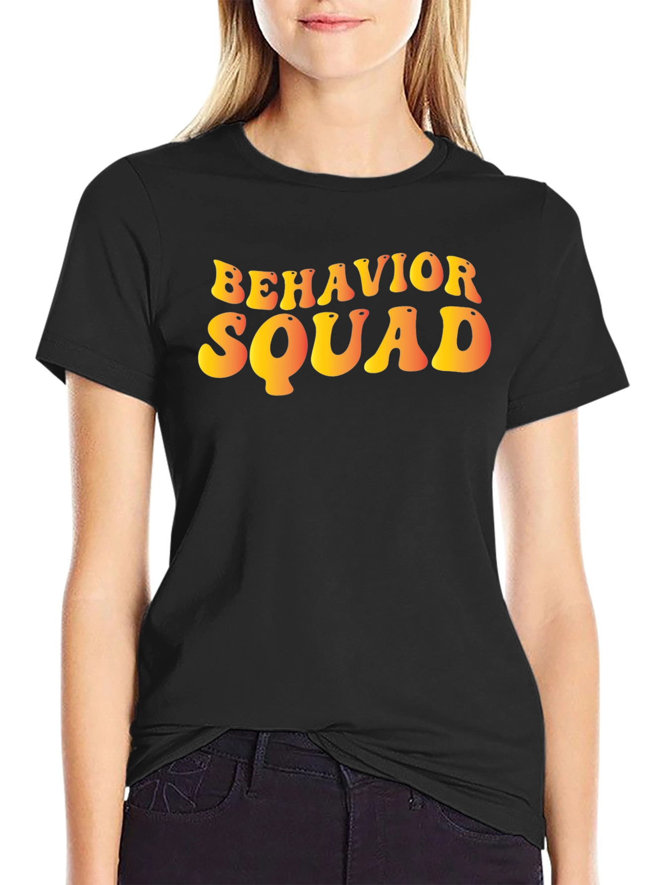 Behavior Squad Graphic Tee - Trendy Retro Style