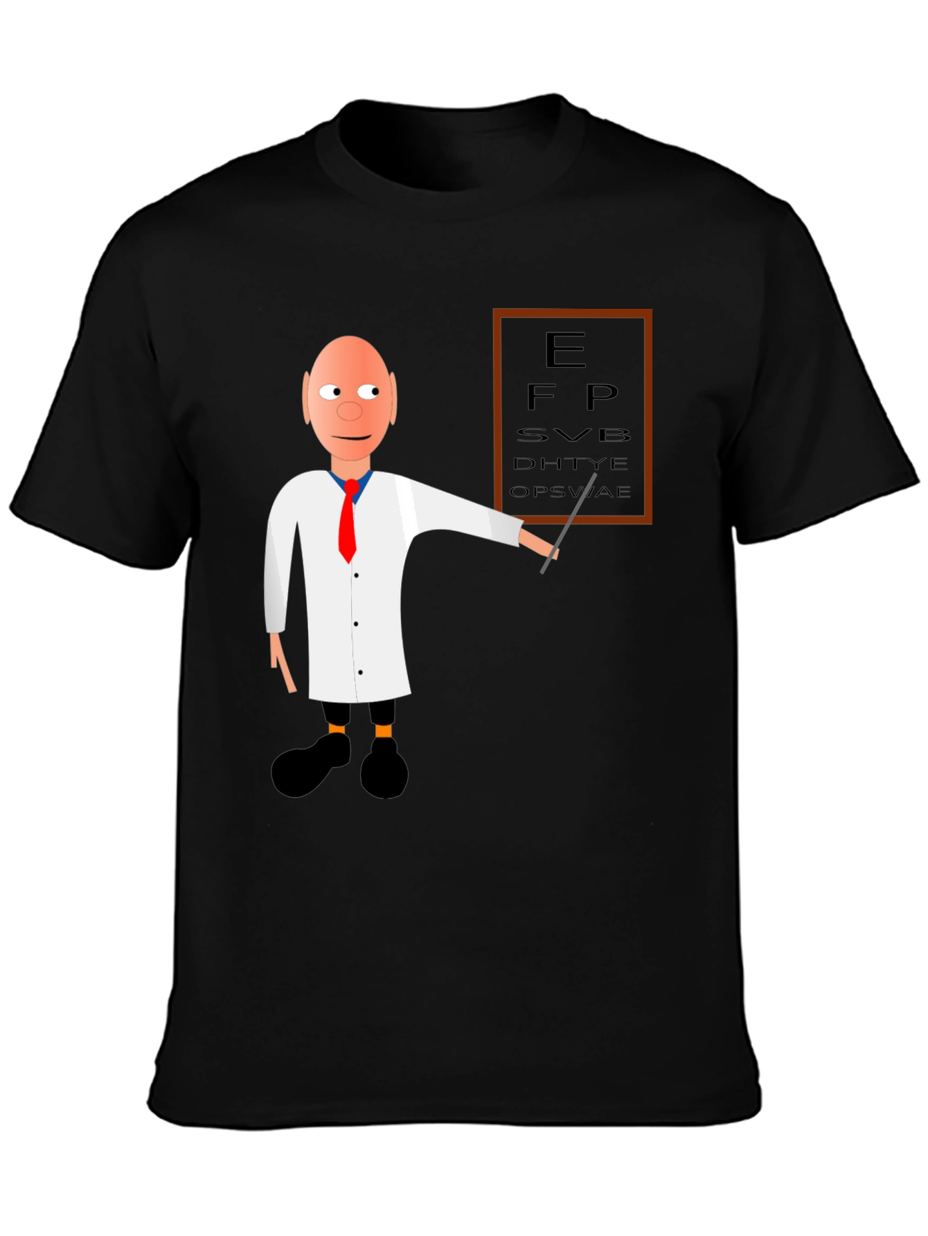 Funny Optometrist Eye Chart T-Shirt