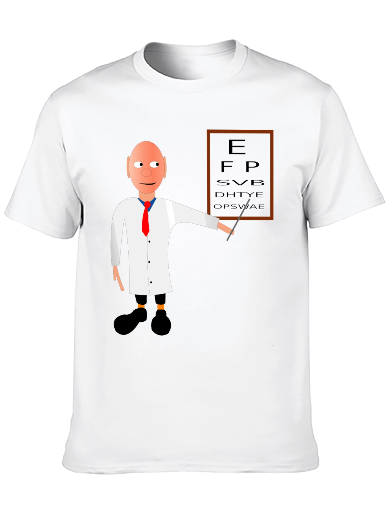Funny Optometrist Eye Chart T-Shirt