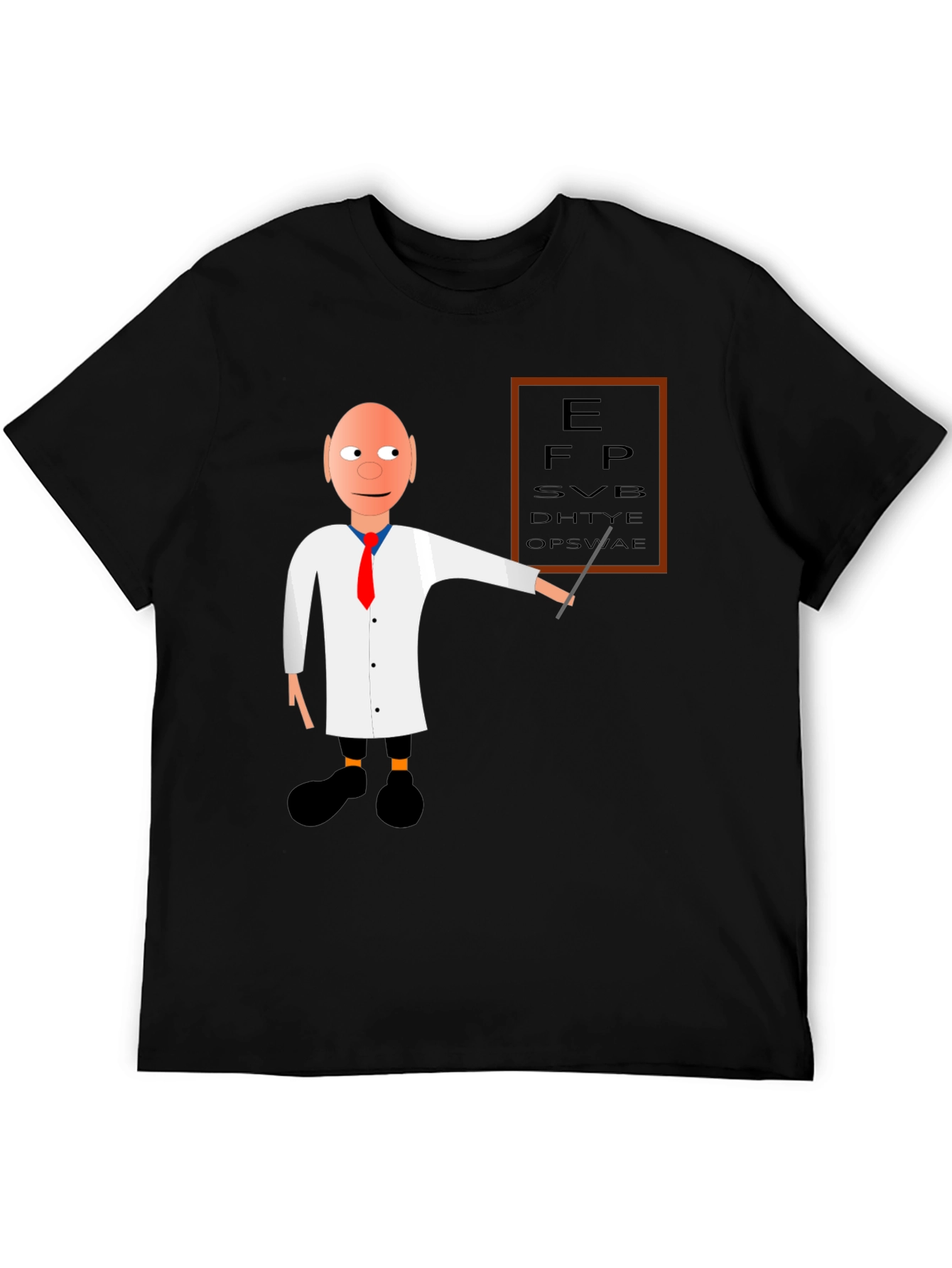 Funny Optometrist Eye Chart T-Shirt