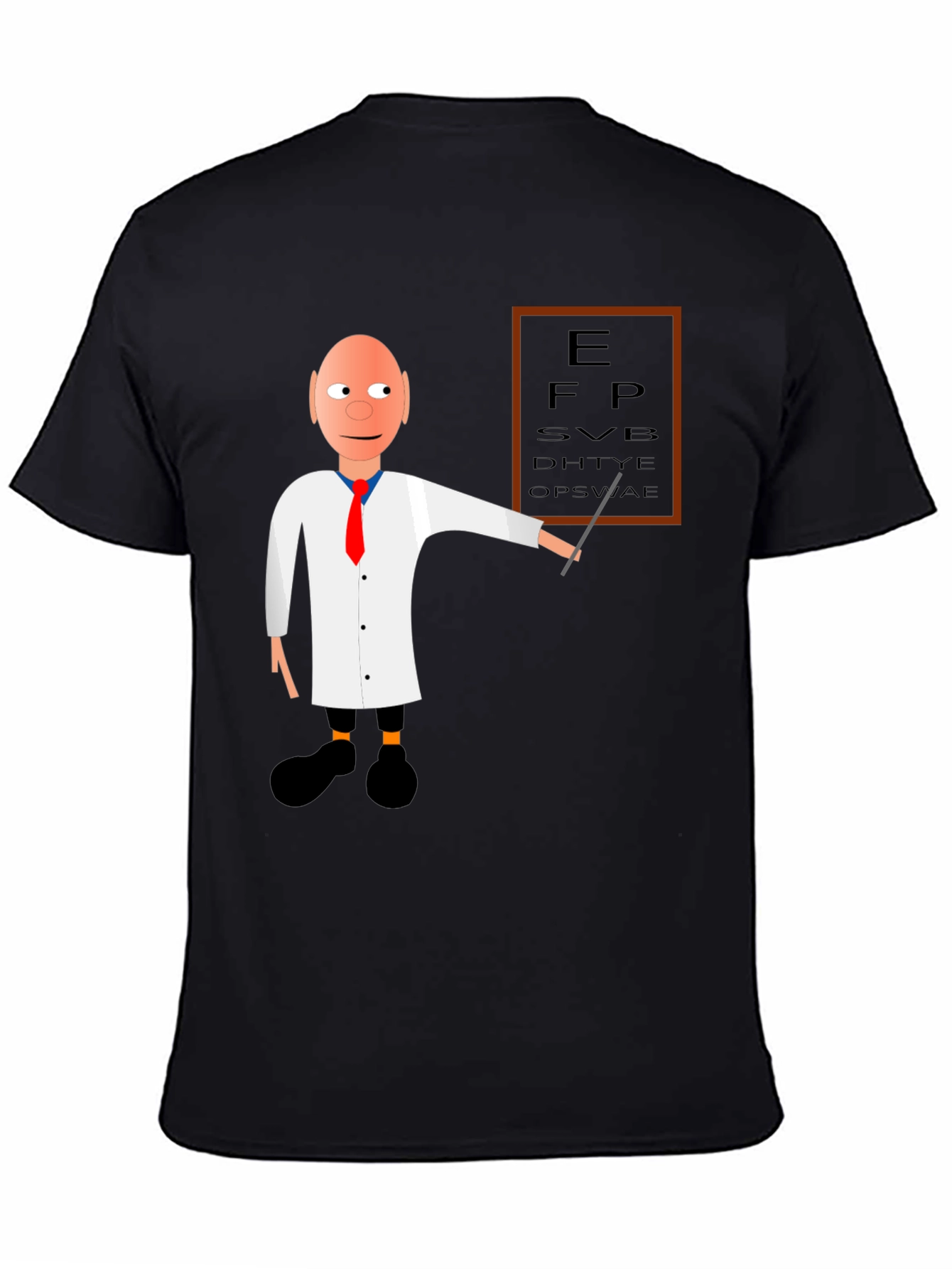 Funny Optometrist Eye Chart T-Shirt