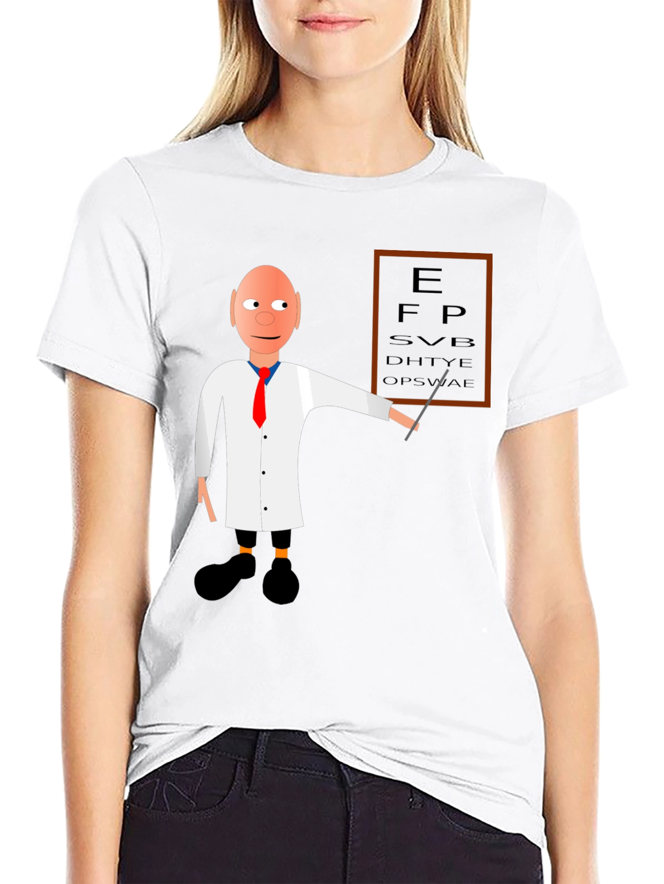 Funny Optometrist Eye Chart T-Shirt