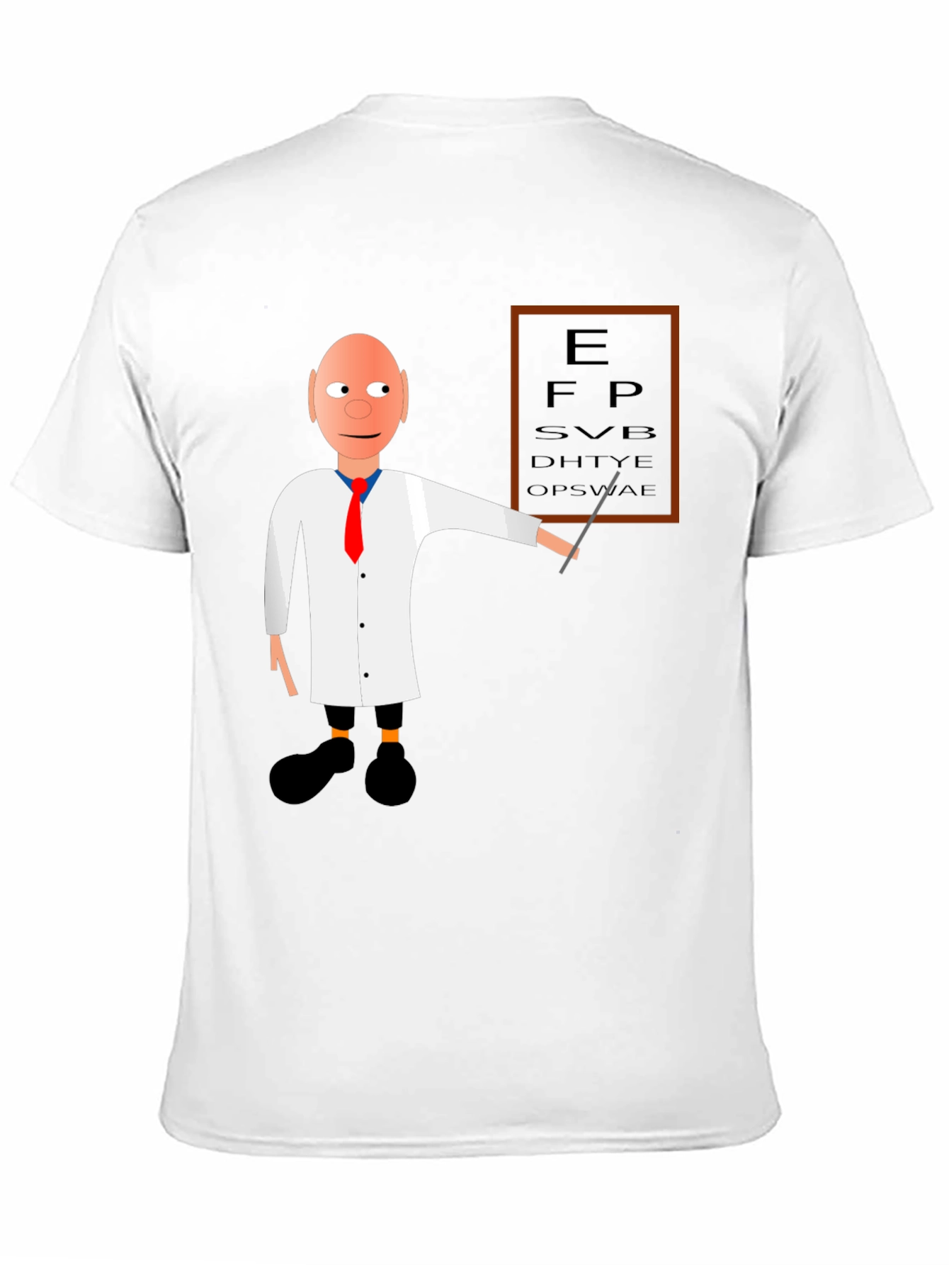 Funny Optometrist Eye Chart T-Shirt