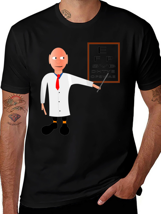 Funny Optometrist Eye Chart T-Shirt