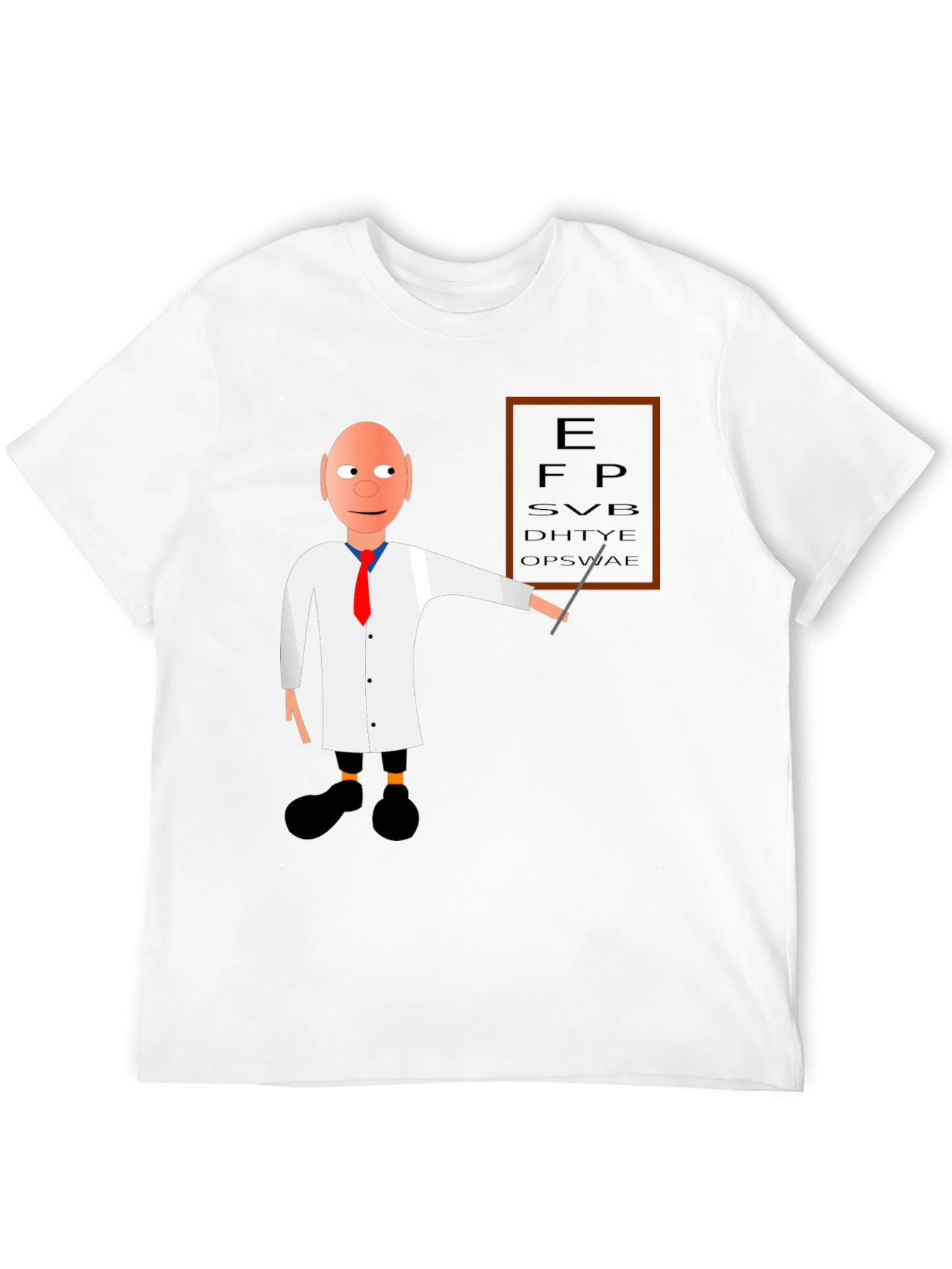 Funny Optometrist Eye Chart T-Shirt
