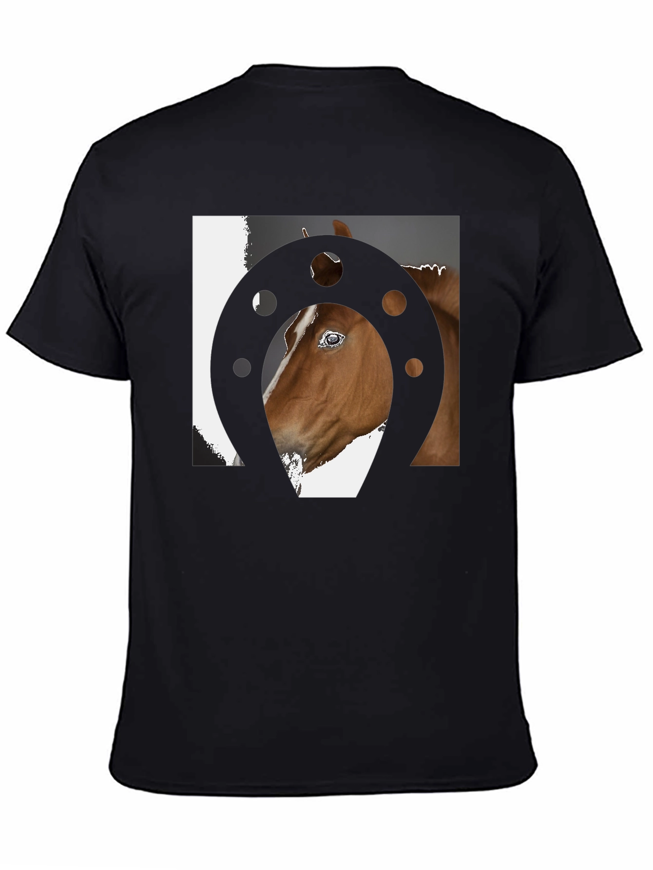 Horse & Horseshoe Graphic T-Shirt