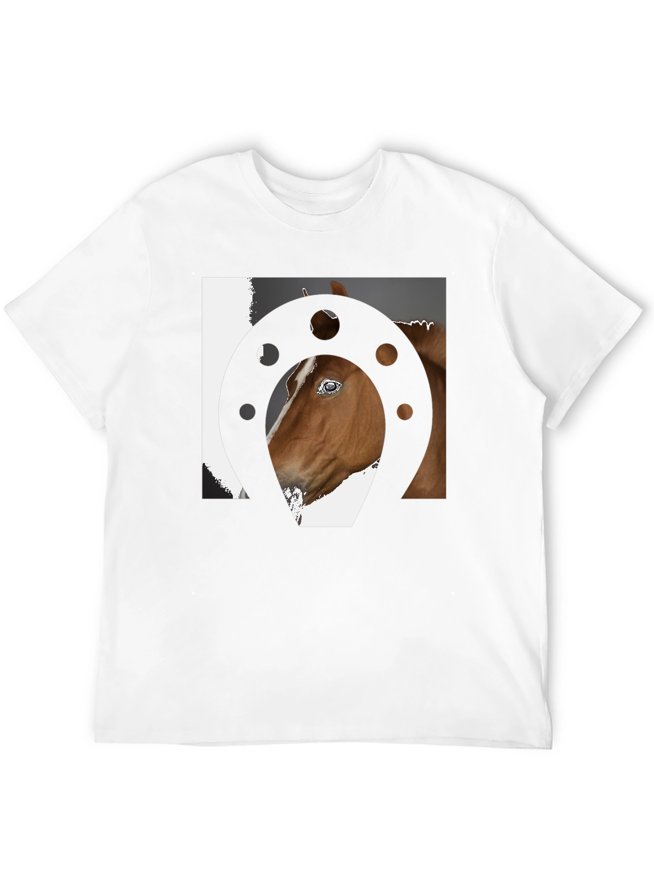 Horse & Horseshoe Graphic T-Shirt