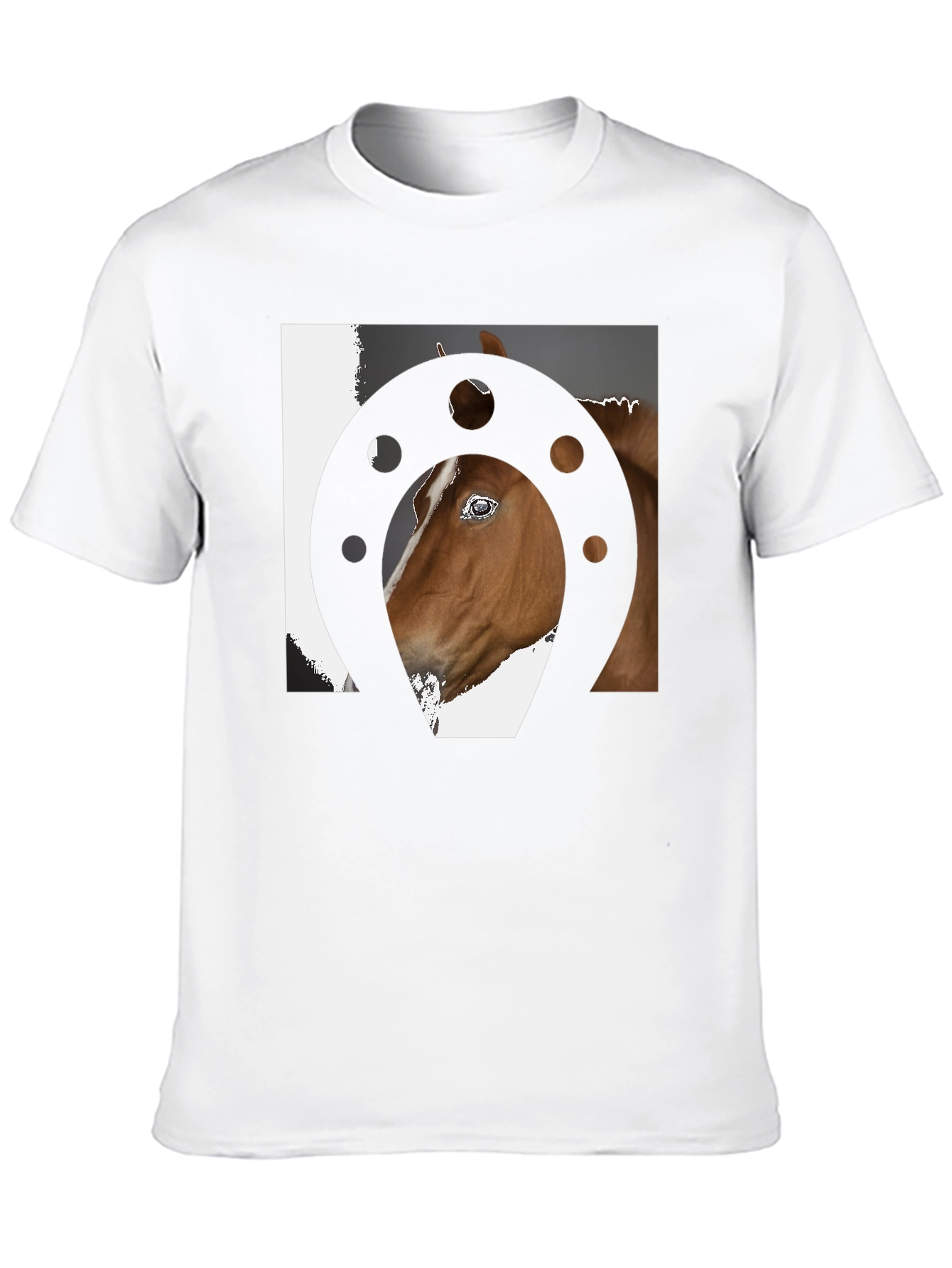 Horse & Horseshoe Graphic T-Shirt
