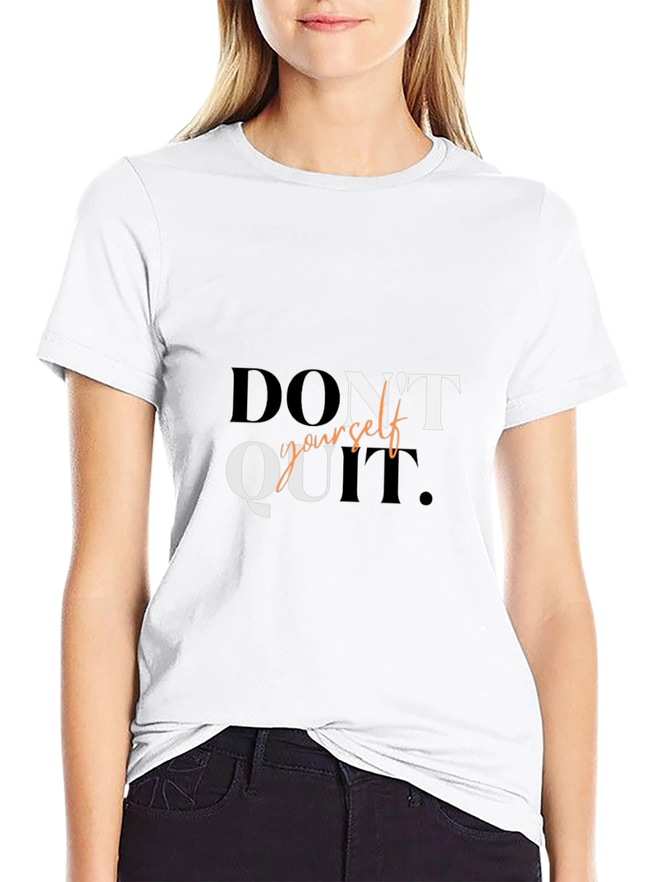 Motivational Graphic T-Shirt - Dont Quit Do It