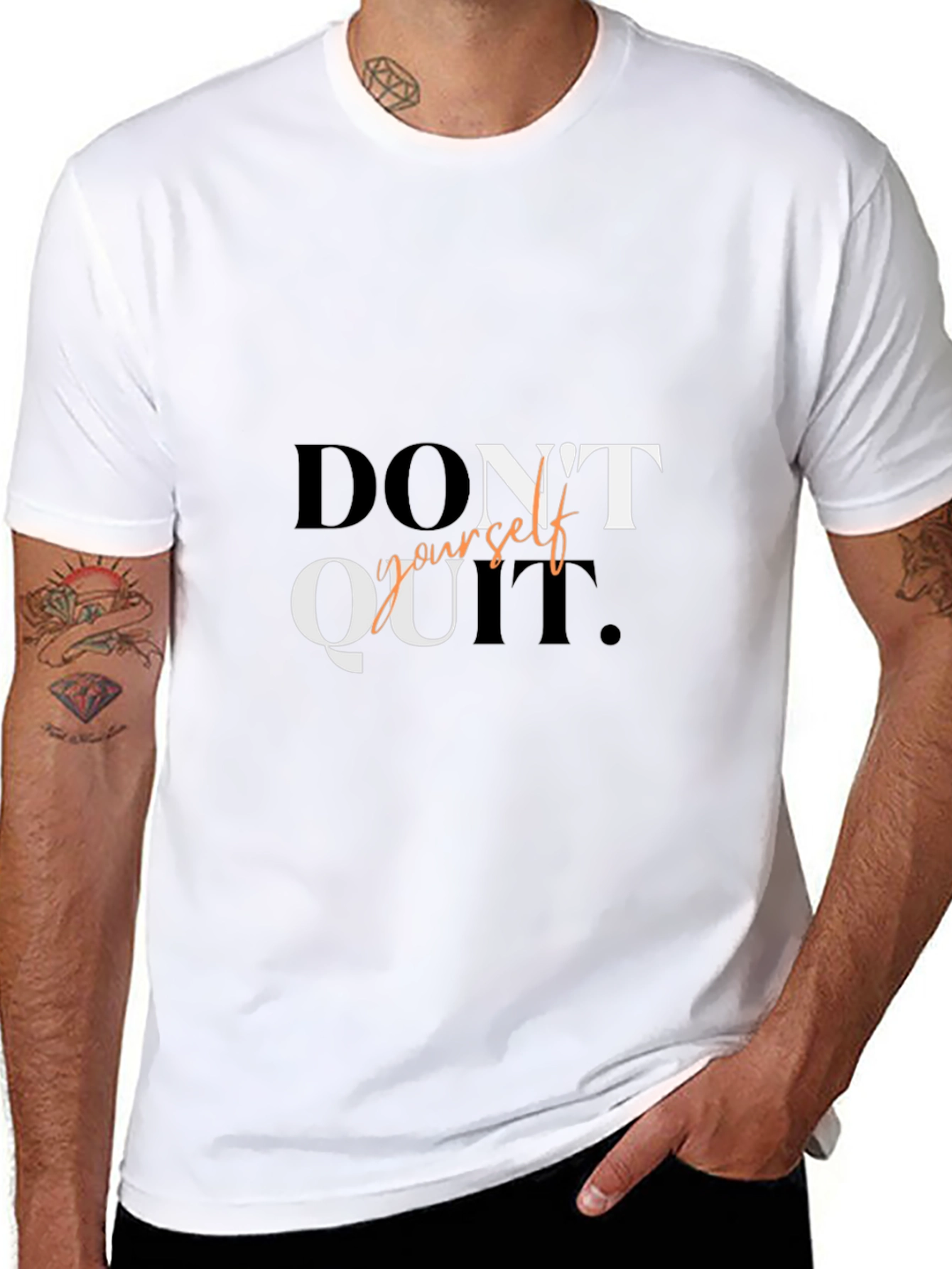 Motivational Graphic T-Shirt - Dont Quit Do It