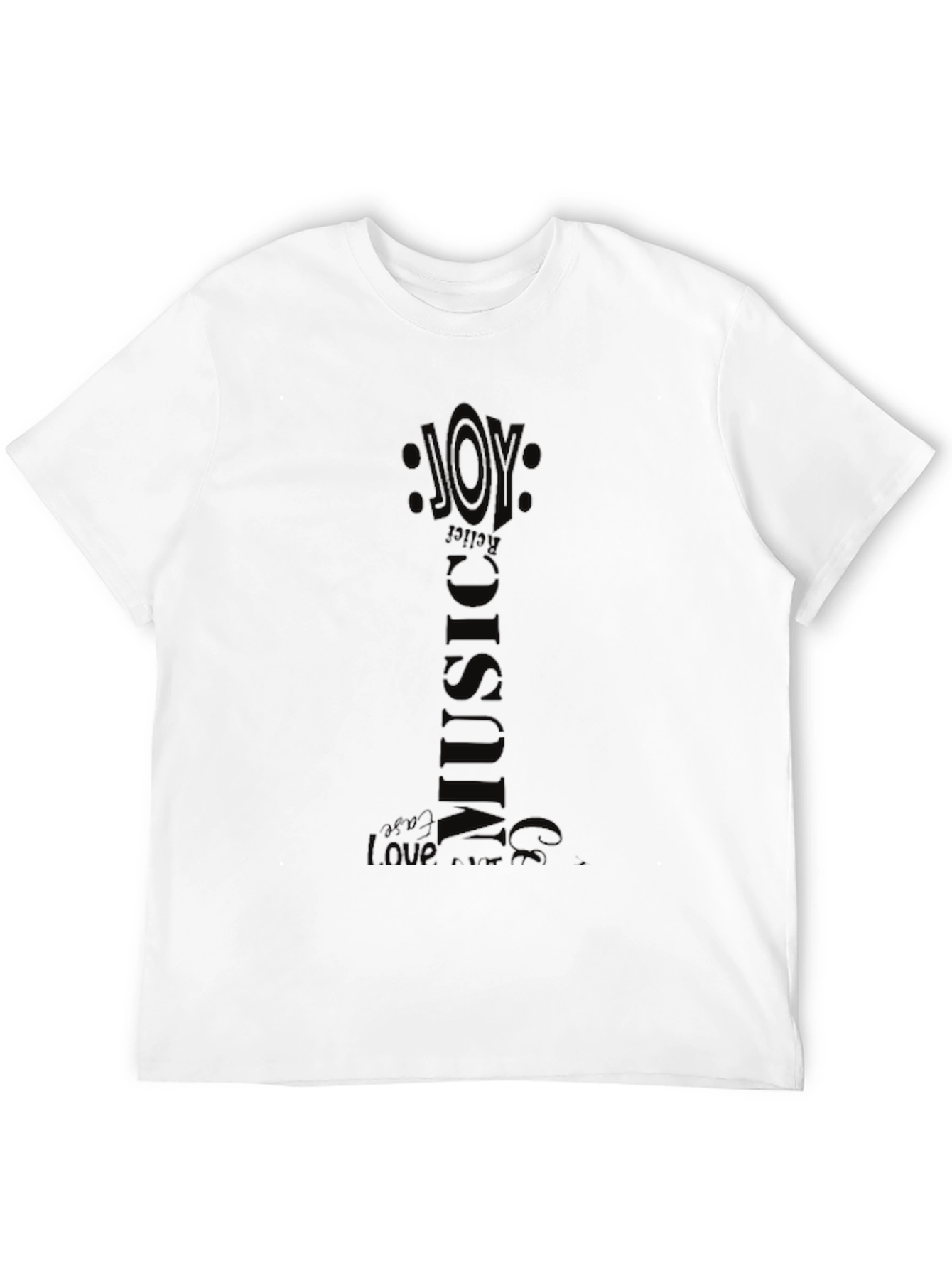 Joy Music Graphic Black T-Shirt