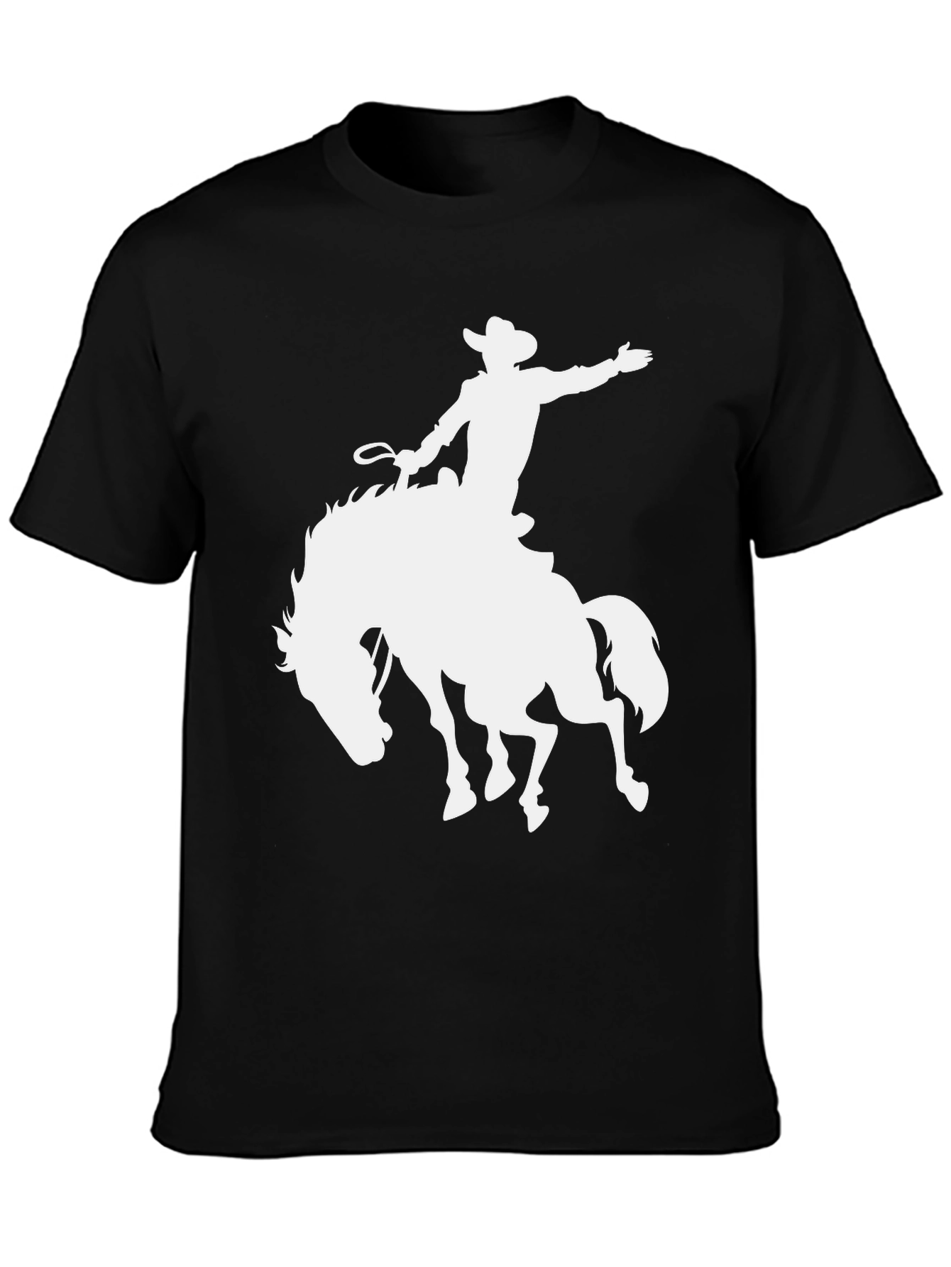 Cowboy Rodeo T-Shirt: Bucking Bronco Graphic Tee