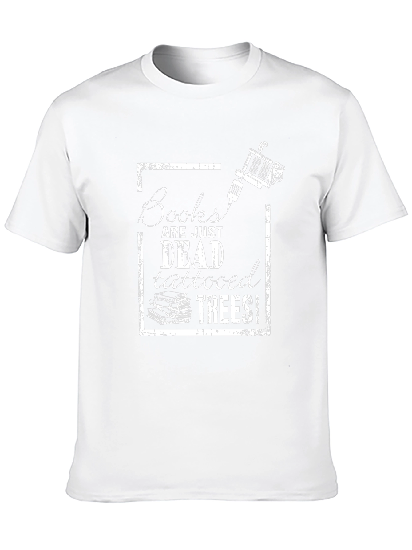 Tattooed Trees Graphic Tee - Book Lover Shirt