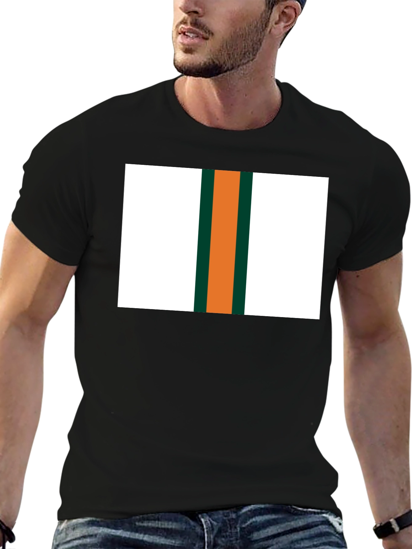 Striped Graphic T-Shirt