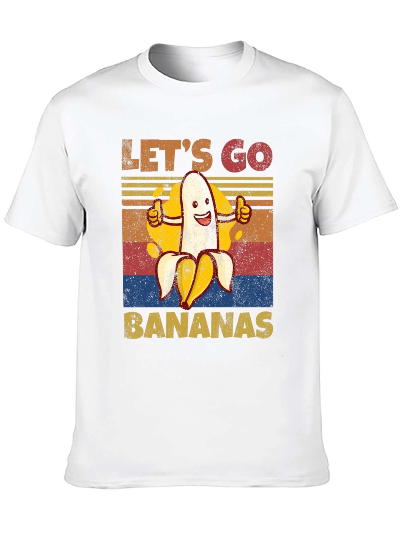 Lets Go Bananas Graphic Tee - Funny Fruit Shirt