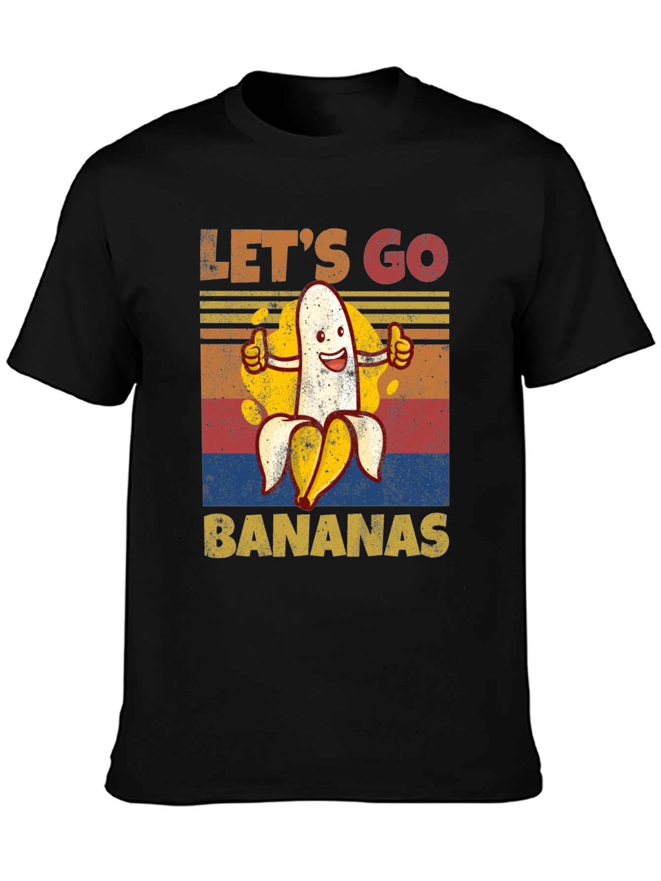 Lets Go Bananas Graphic Tee - Funny Fruit Shirt