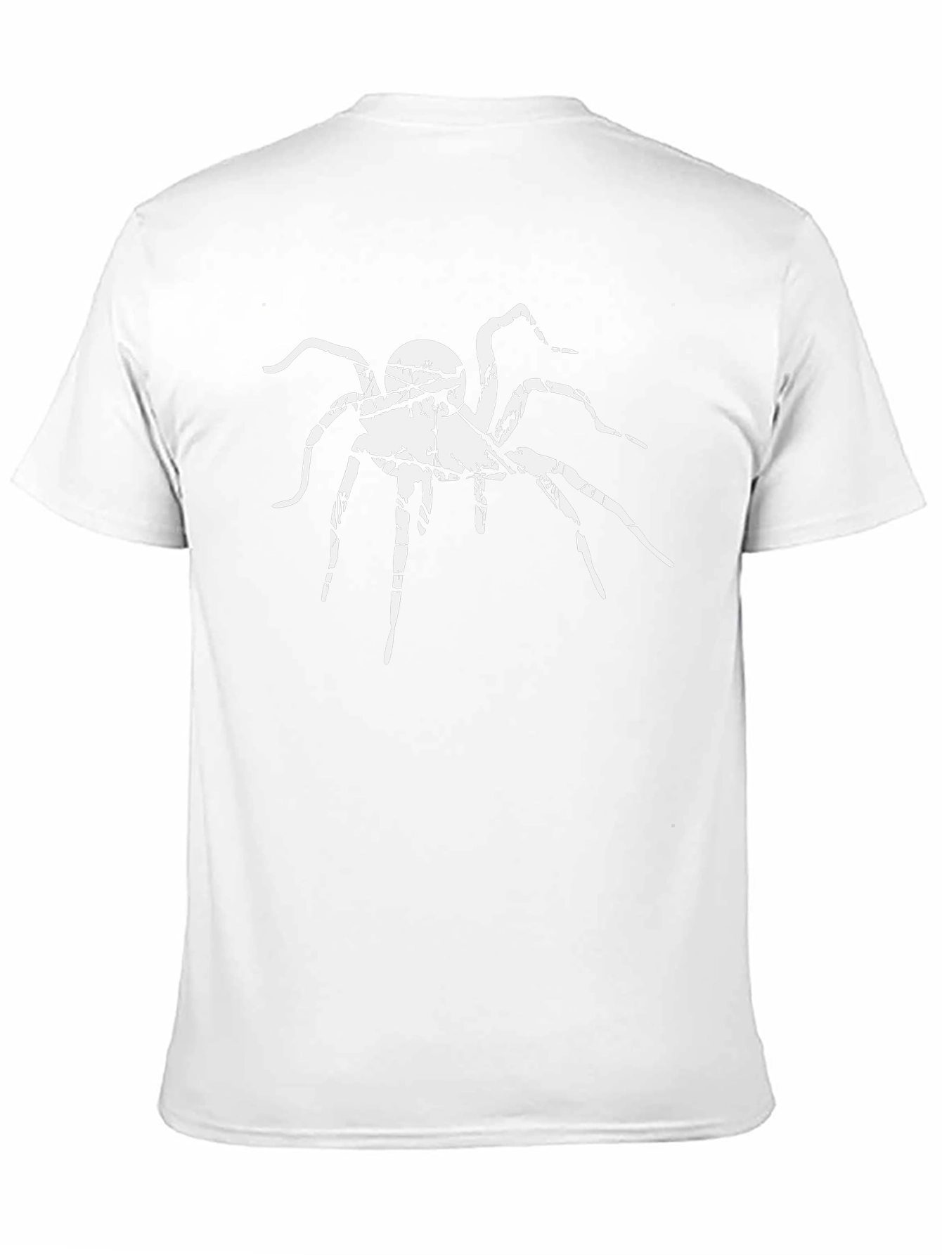 Spider Graphic Tee - Black Cotton T-Shirt