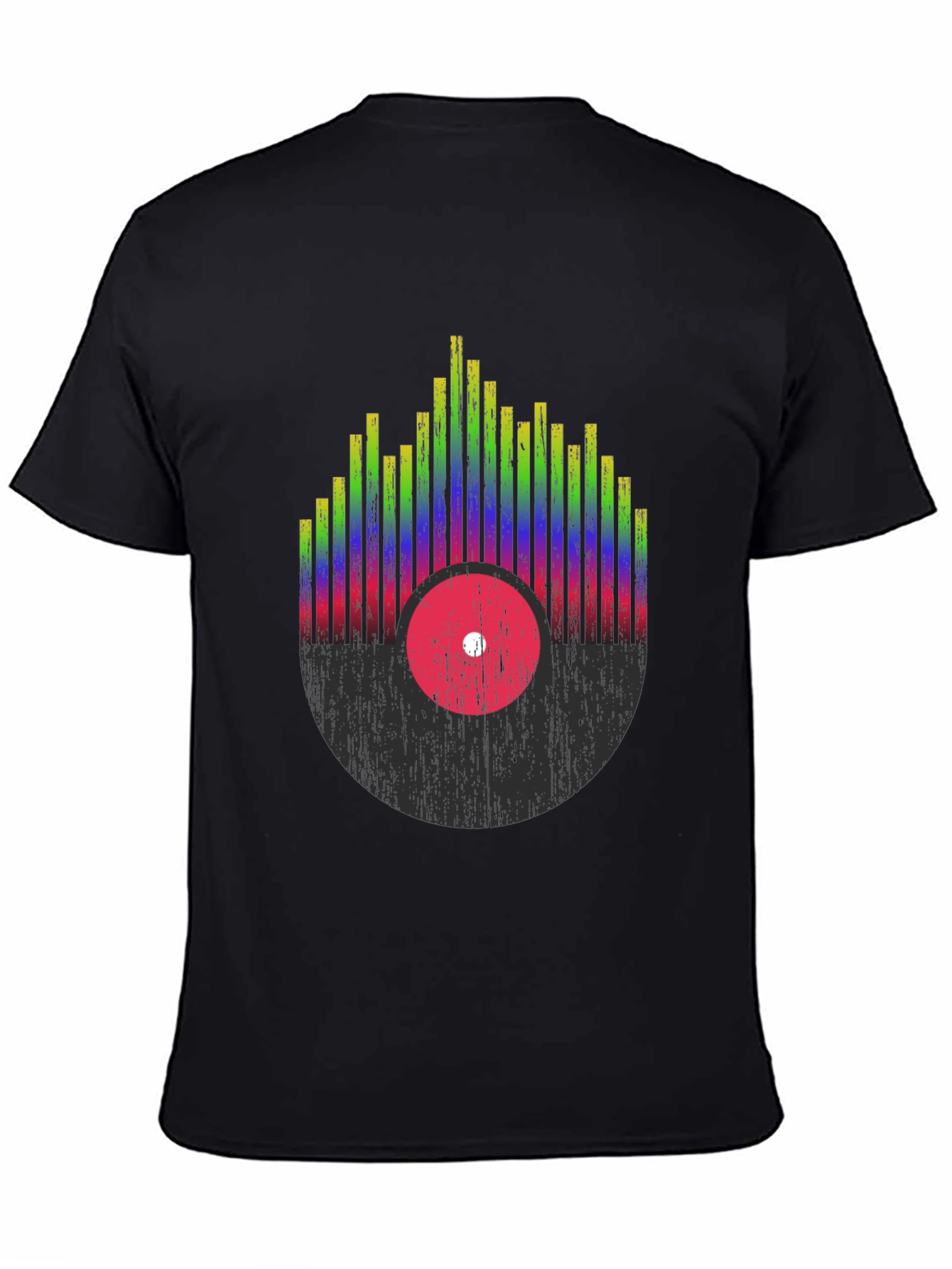 Retro Record Equalizer Graphic Tee