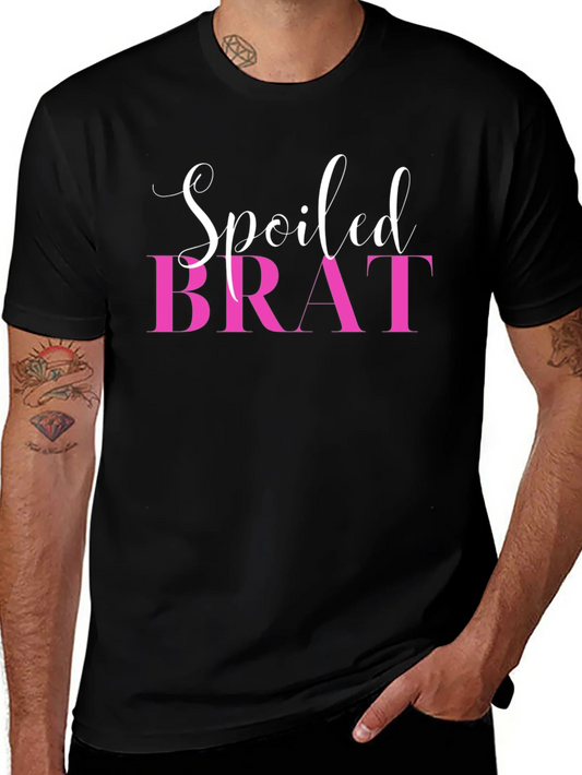 Spoiled Brat Graphic T-Shirt - Black Tee