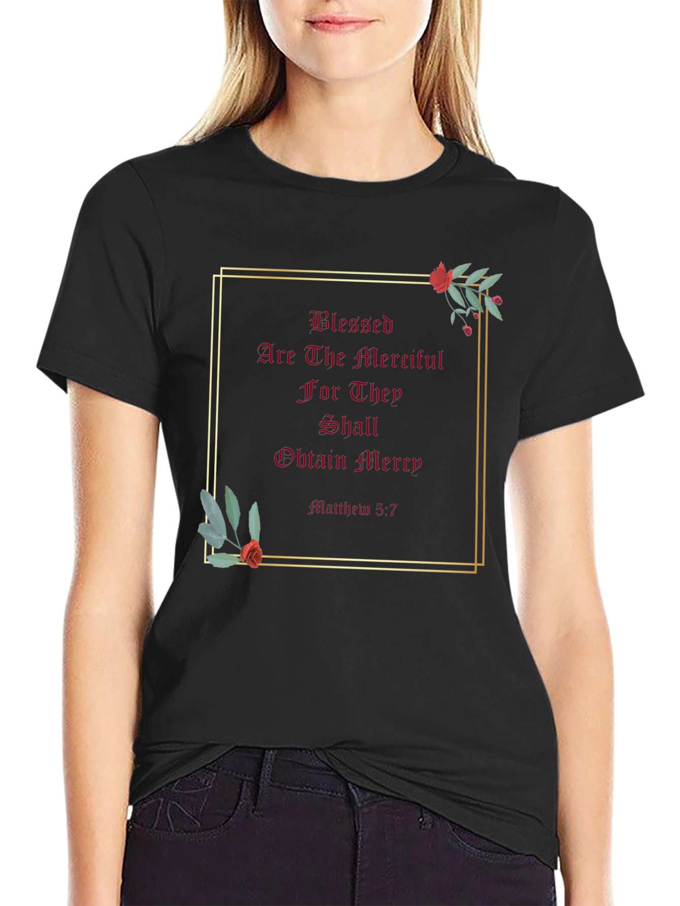 Blessed are the Merciful Graphic Tee