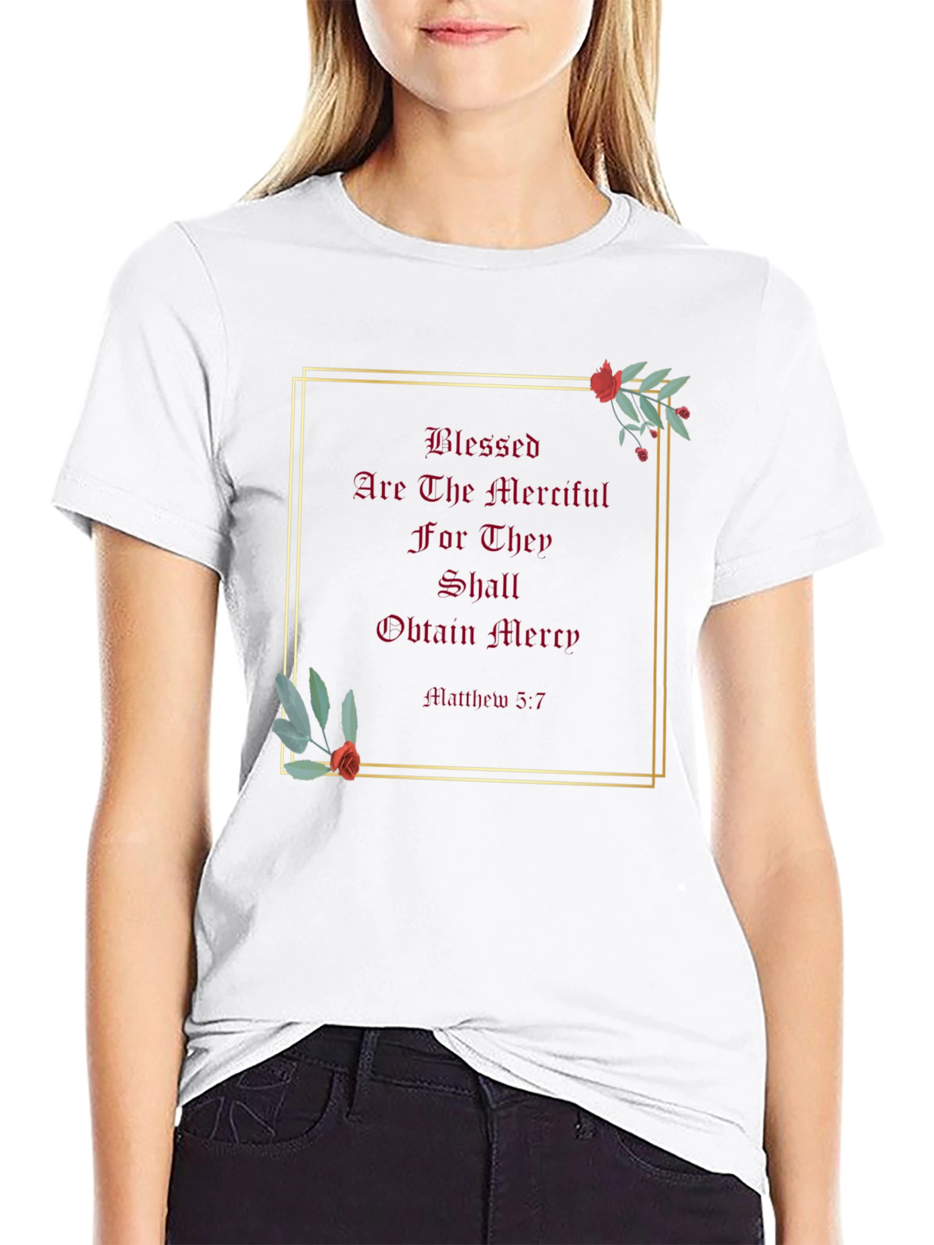 Blessed are the Merciful Graphic Tee