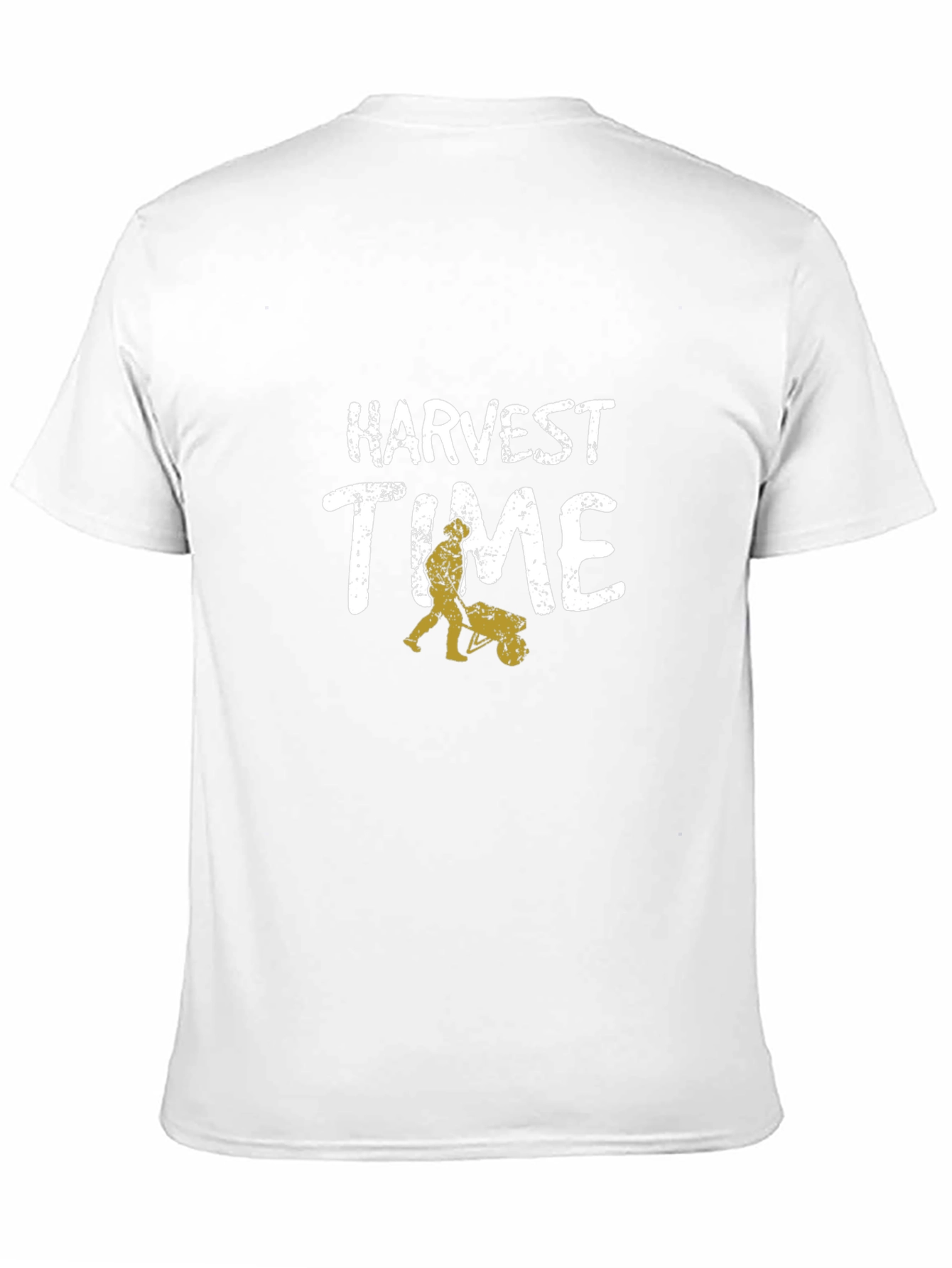 Harvest Time Graphic Tee - Black Cotton T-Shirt