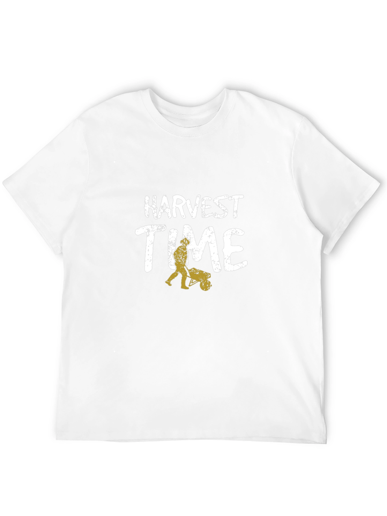 Harvest Time Graphic Tee - Black Cotton T-Shirt