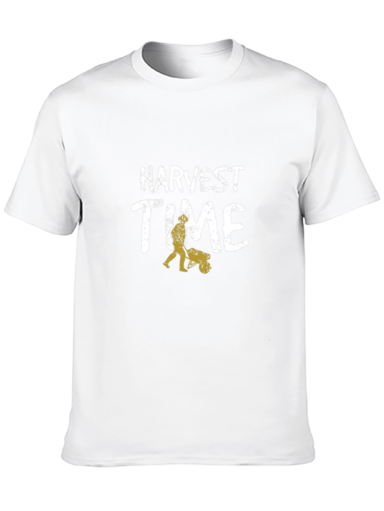 Harvest Time Graphic Tee - Black Cotton T-Shirt