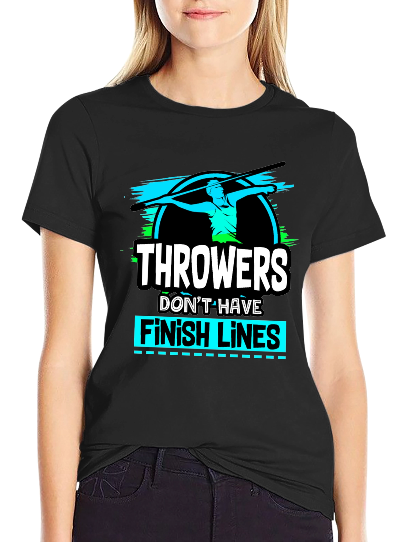 Throwers Dont Have Finish Lines Graphic Tee