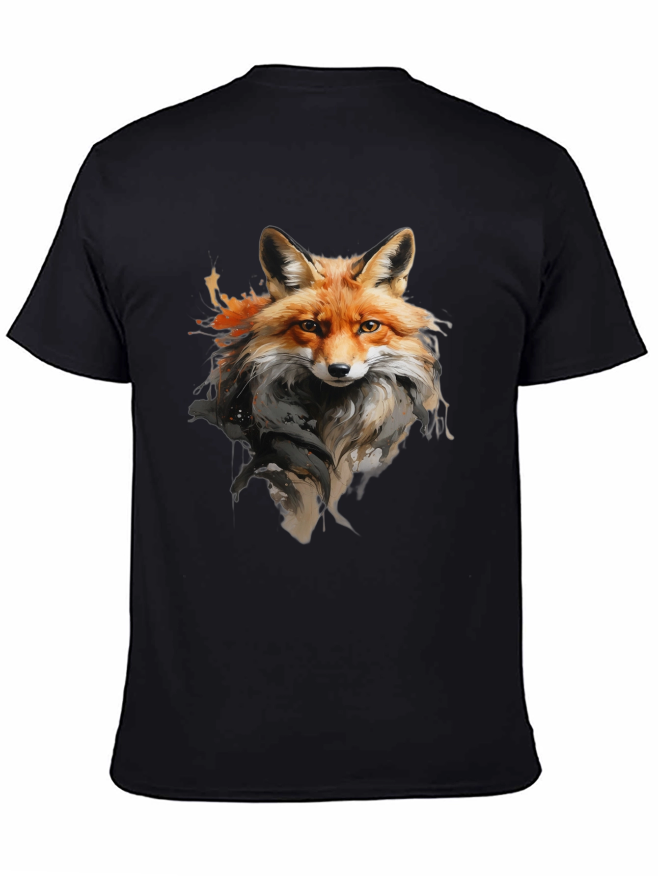 Fox Graphic T-Shirt: Stylish Animal Print Tee