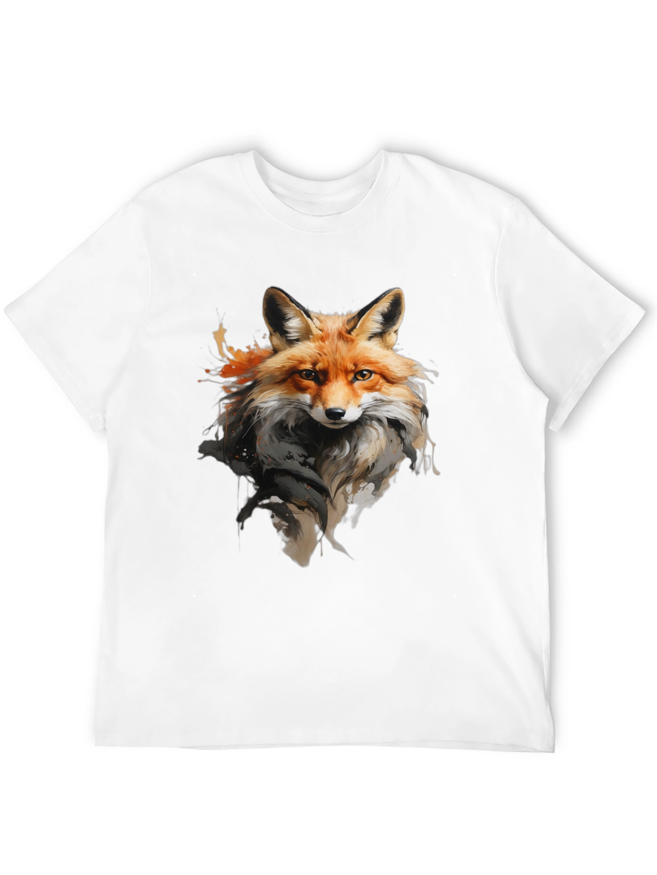 Fox Graphic T-Shirt: Stylish Animal Print Tee