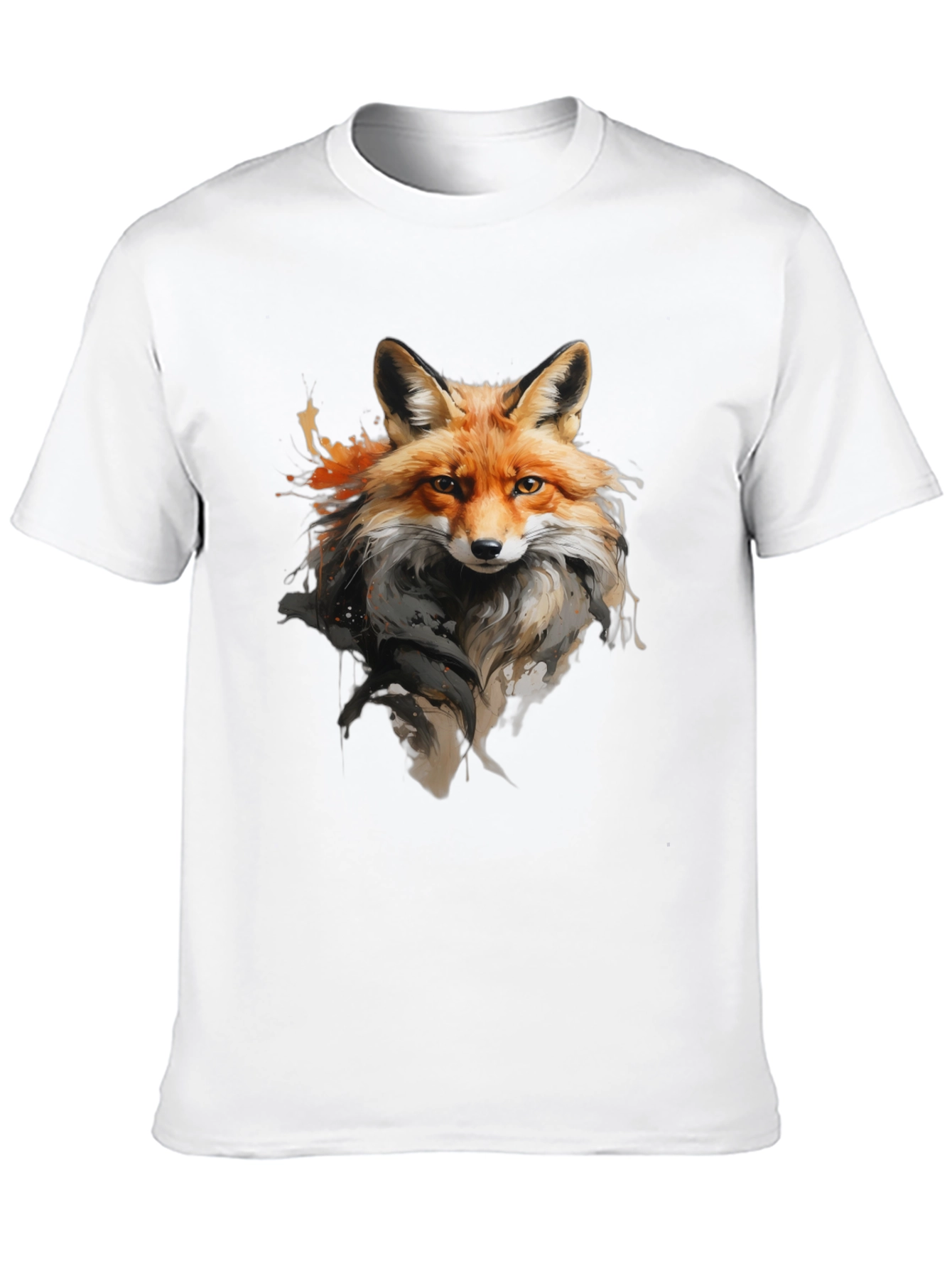Fox Graphic T-Shirt: Stylish Animal Print Tee