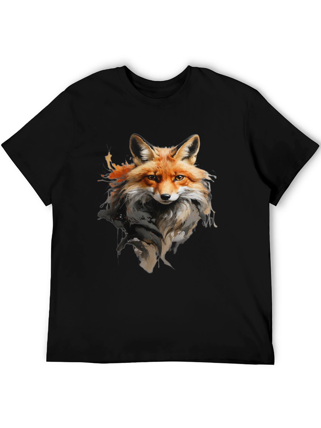 Fox Graphic T-Shirt: Stylish Animal Print Tee