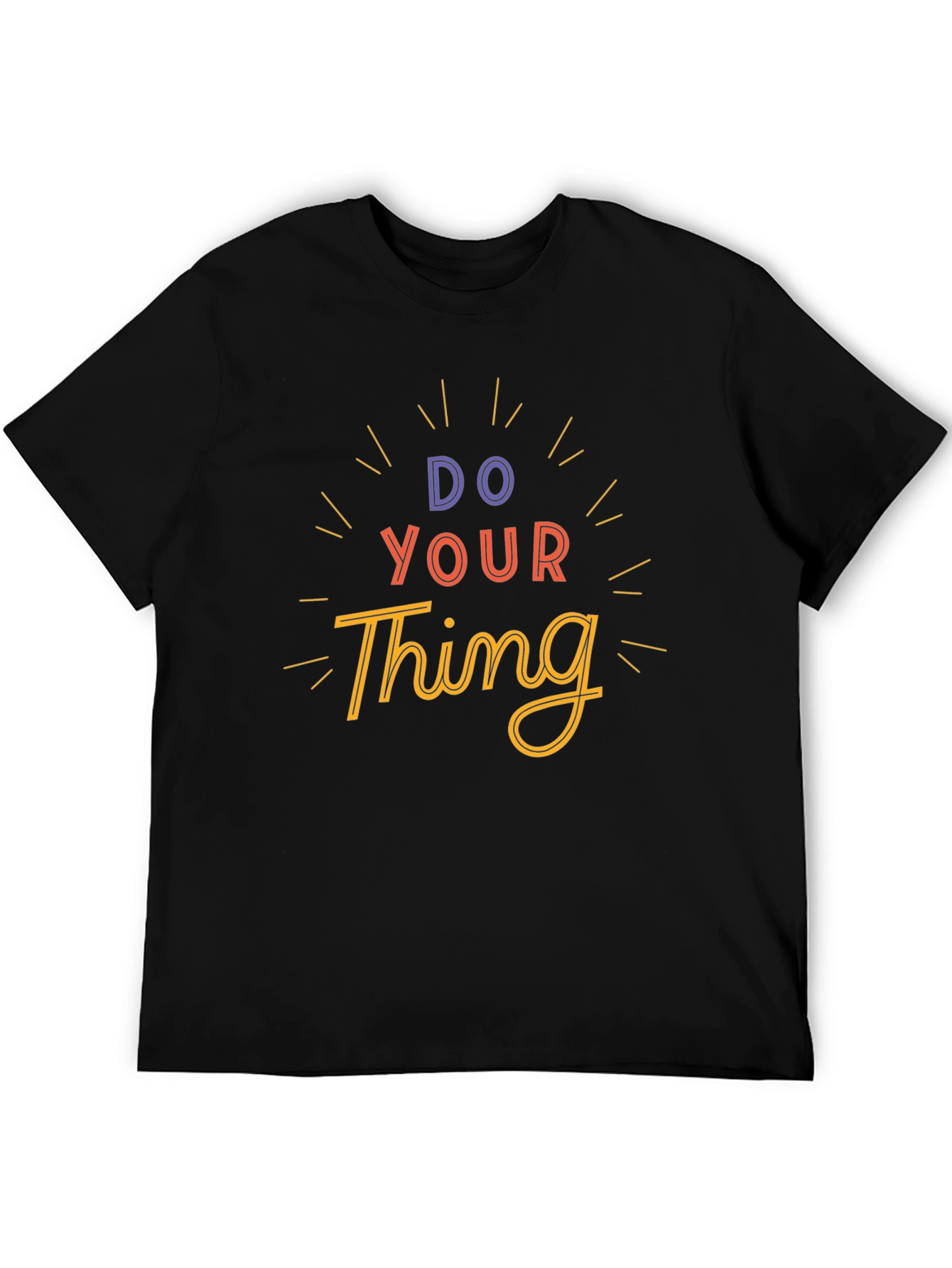 Do Your Thing Graphic T-Shirt - Black