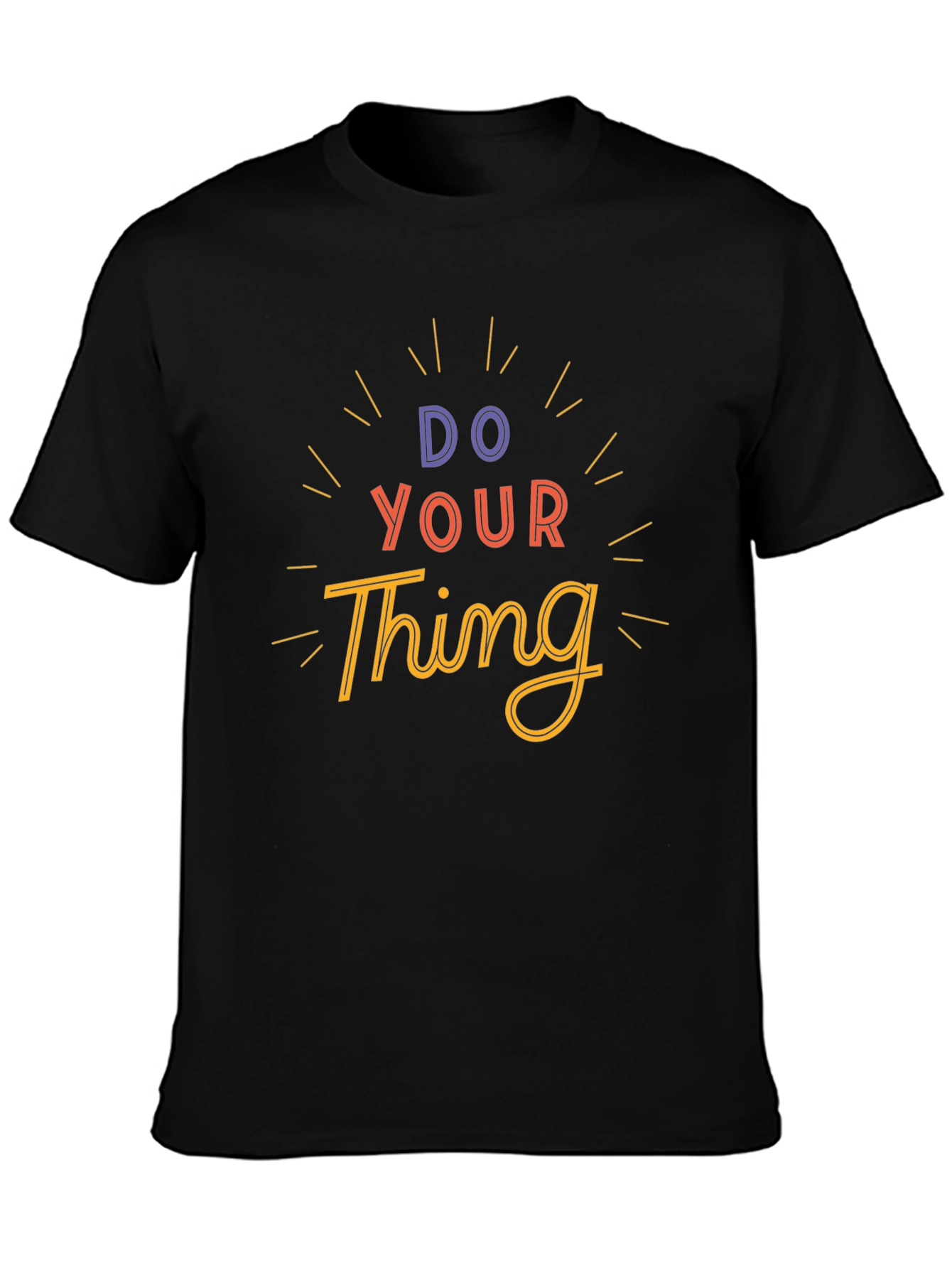 Do Your Thing Graphic T-Shirt - Black