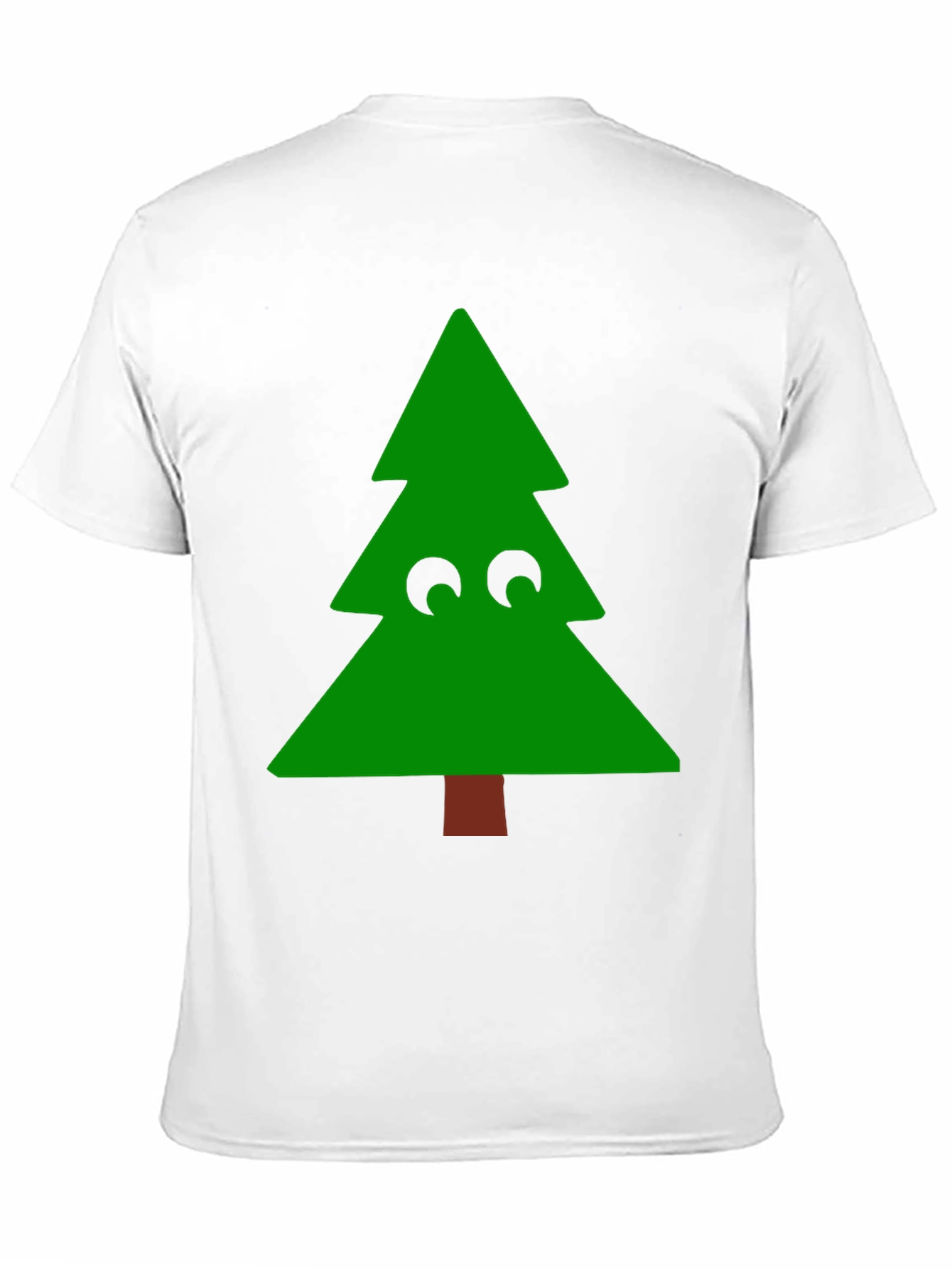 Funny Christmas Tree Eyes T-Shirt - Holiday Tee