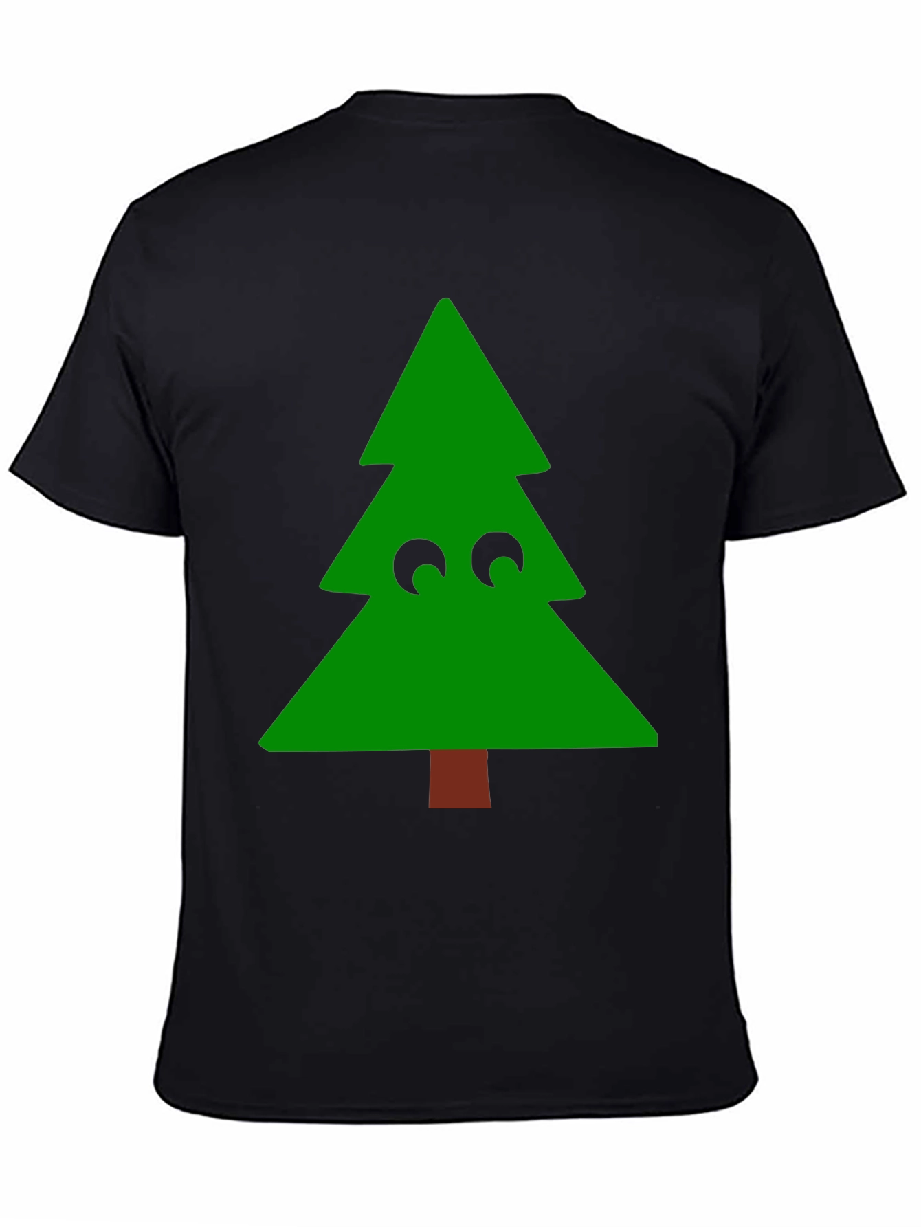 Funny Christmas Tree Eyes T-Shirt - Holiday Tee