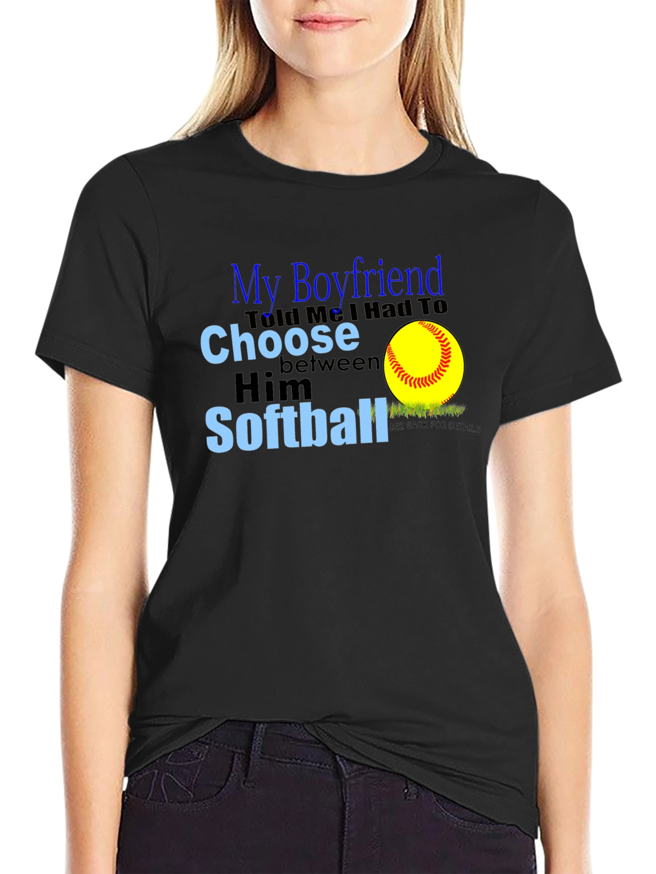 My Boyfriend Softball T-Shirt