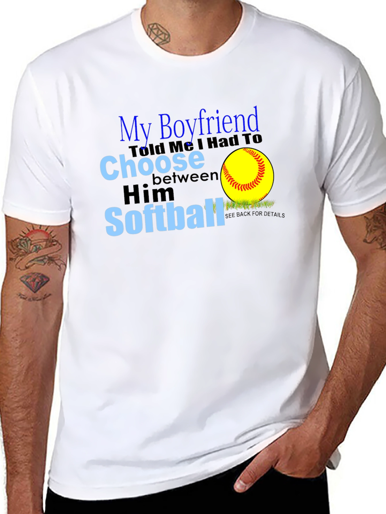 My Boyfriend Softball T-Shirt