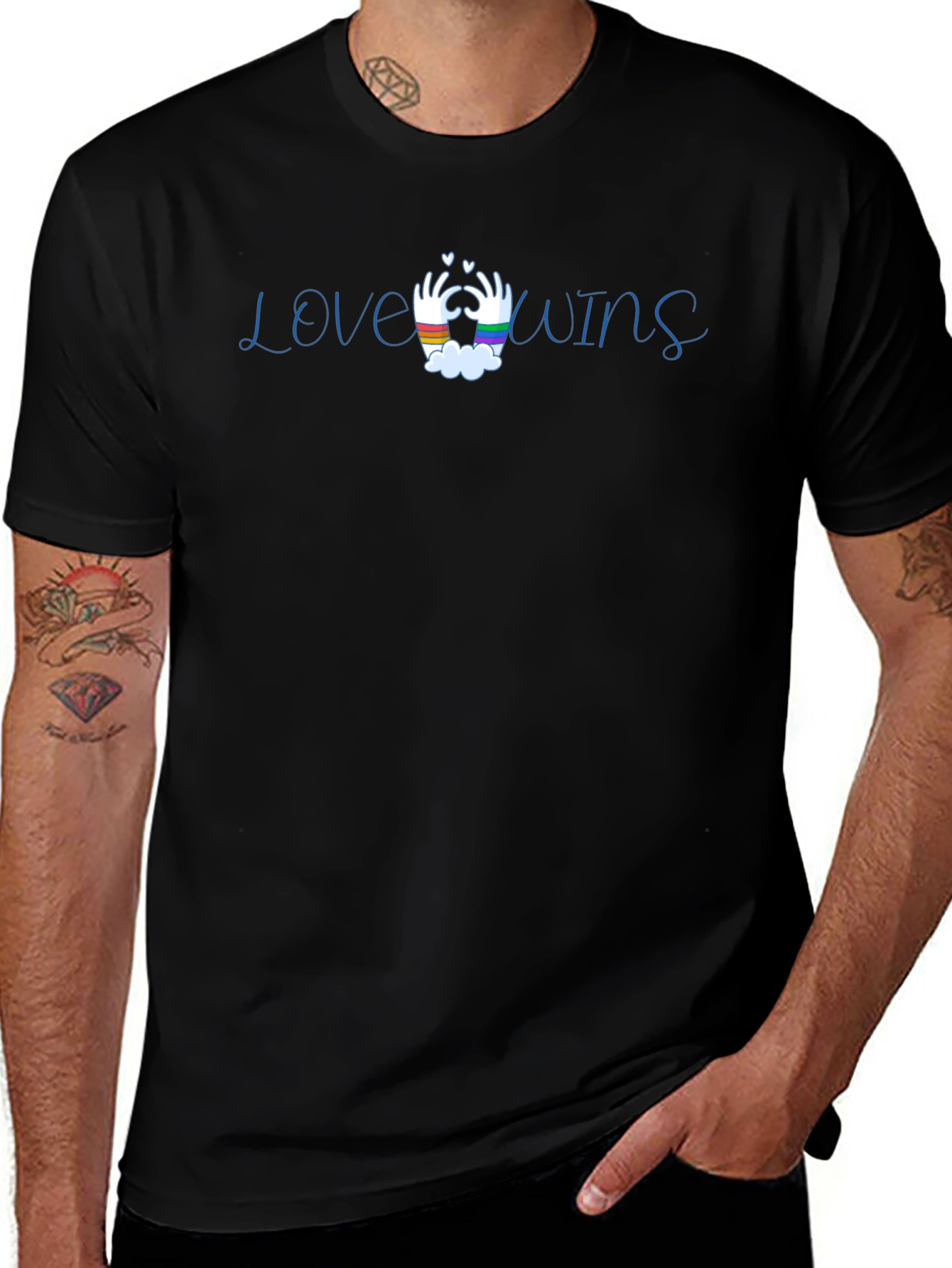 Love Wins Graphic Tee - Pride T-Shirt