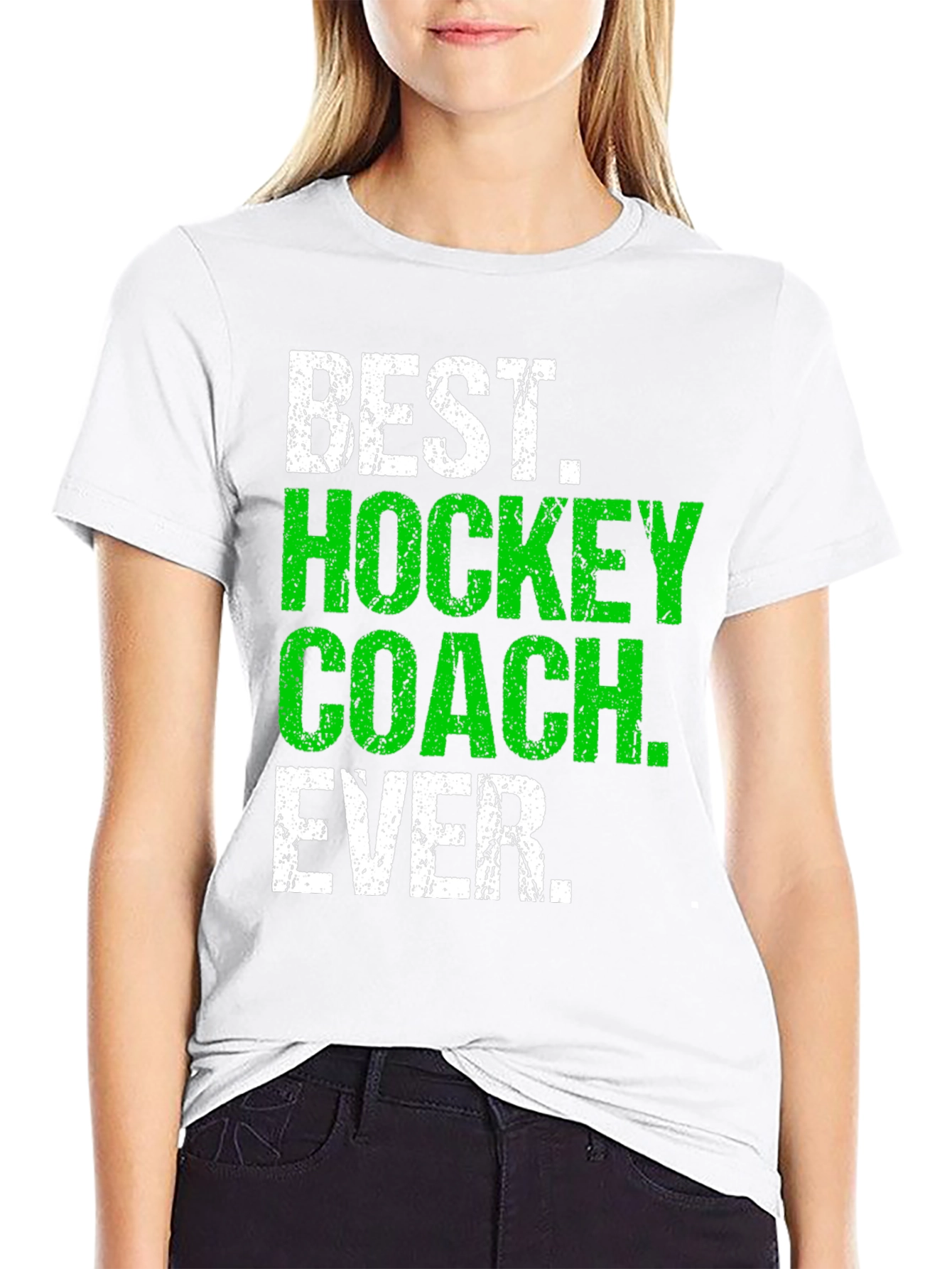 Best Hockey Coach Ever Graphic Tee