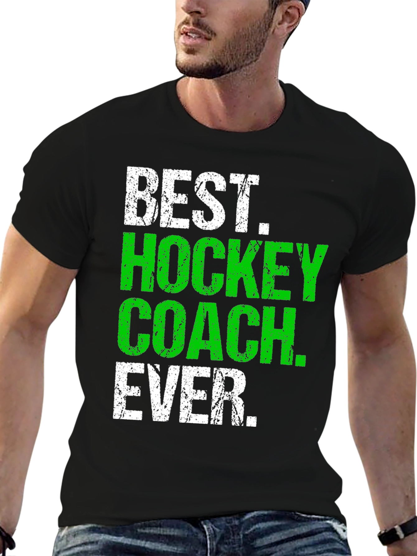 Best Hockey Coach Ever Graphic Tee