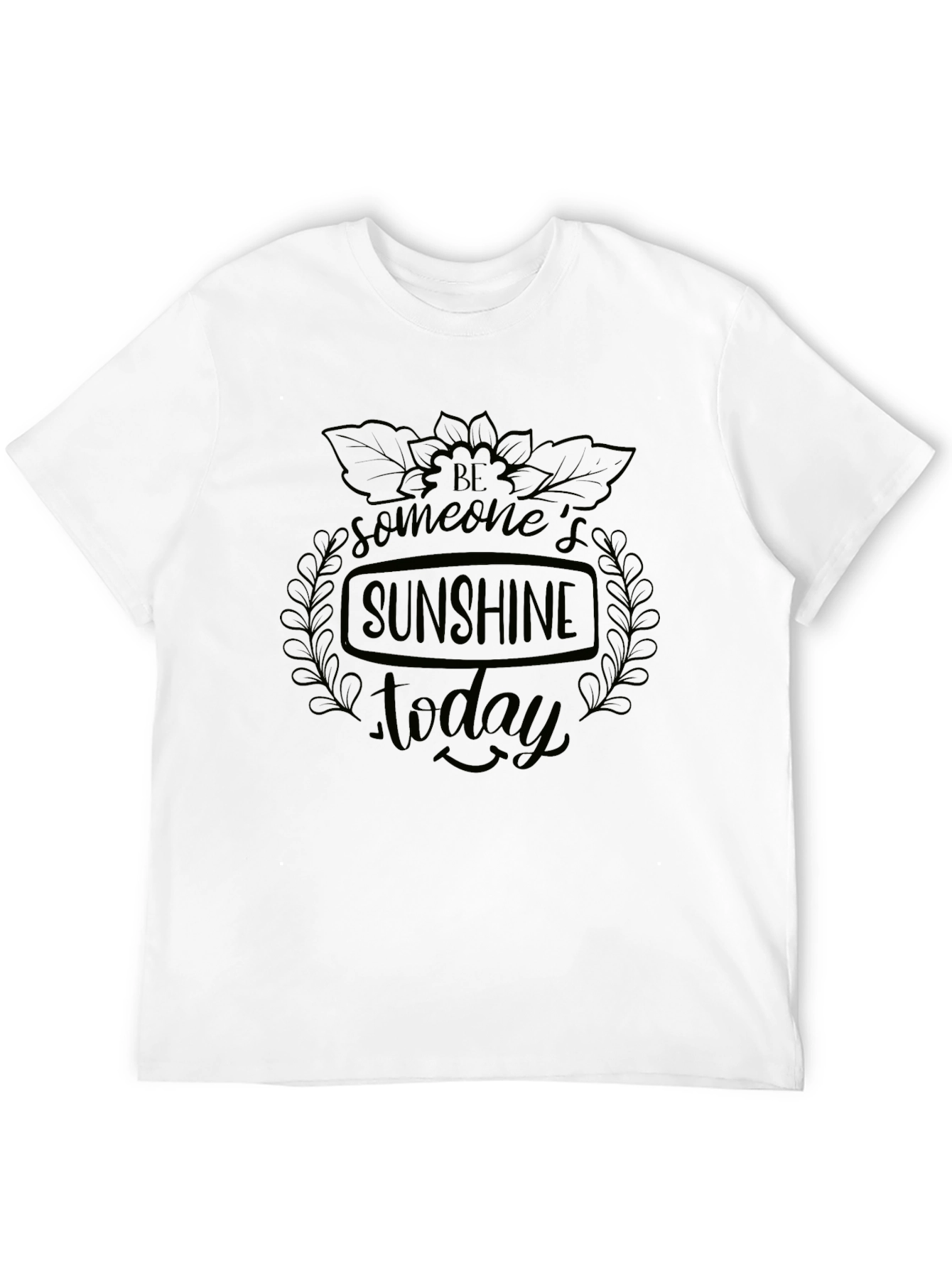 Be Someones Sunshine Today Black T-Shirt